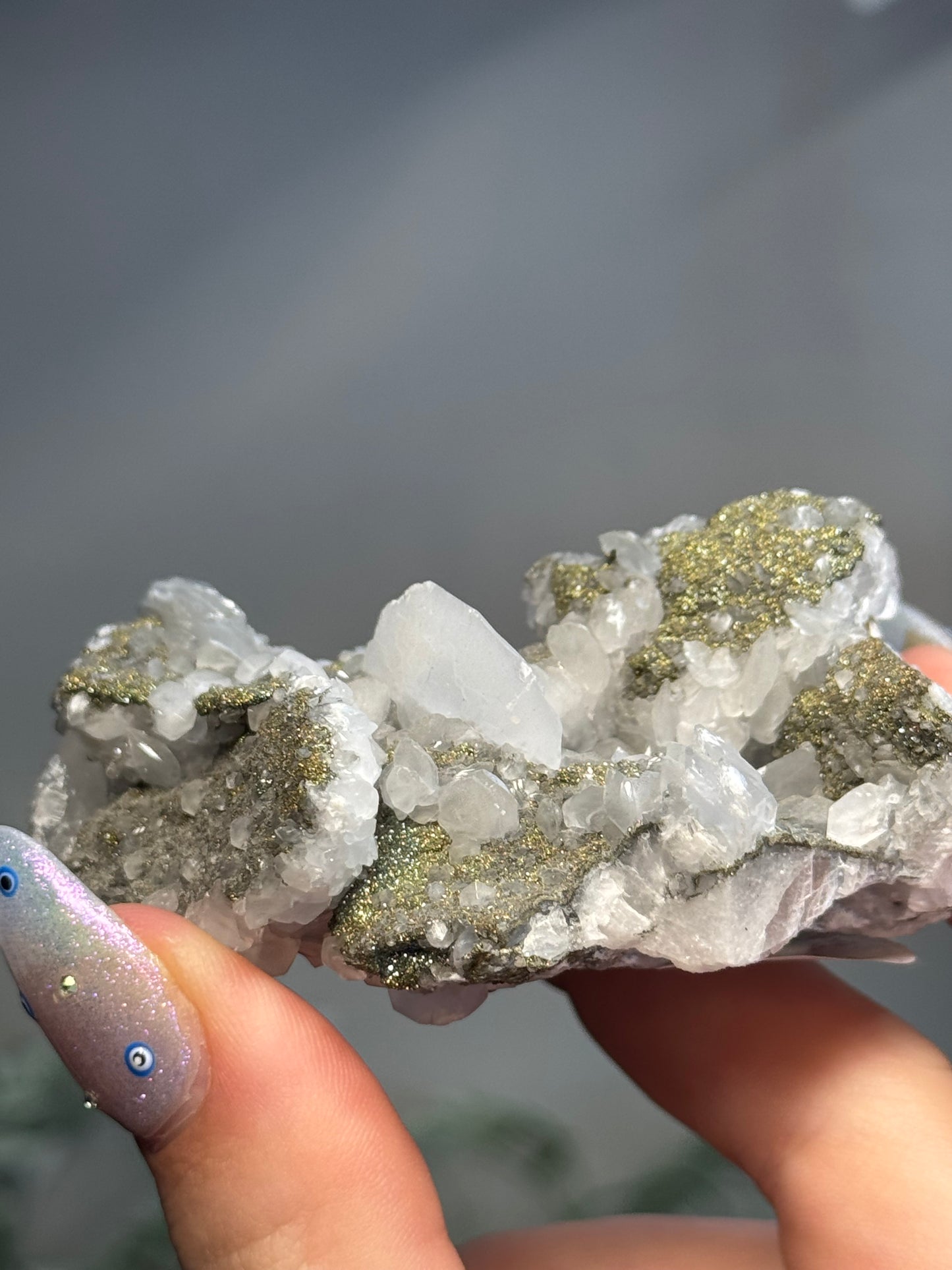 Pyrite, Calcite - China