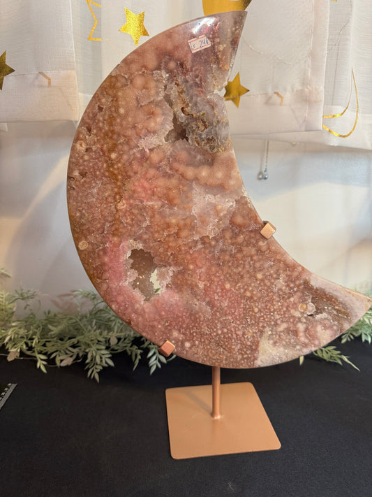 11lb XL pink amethyst moon - Brazil