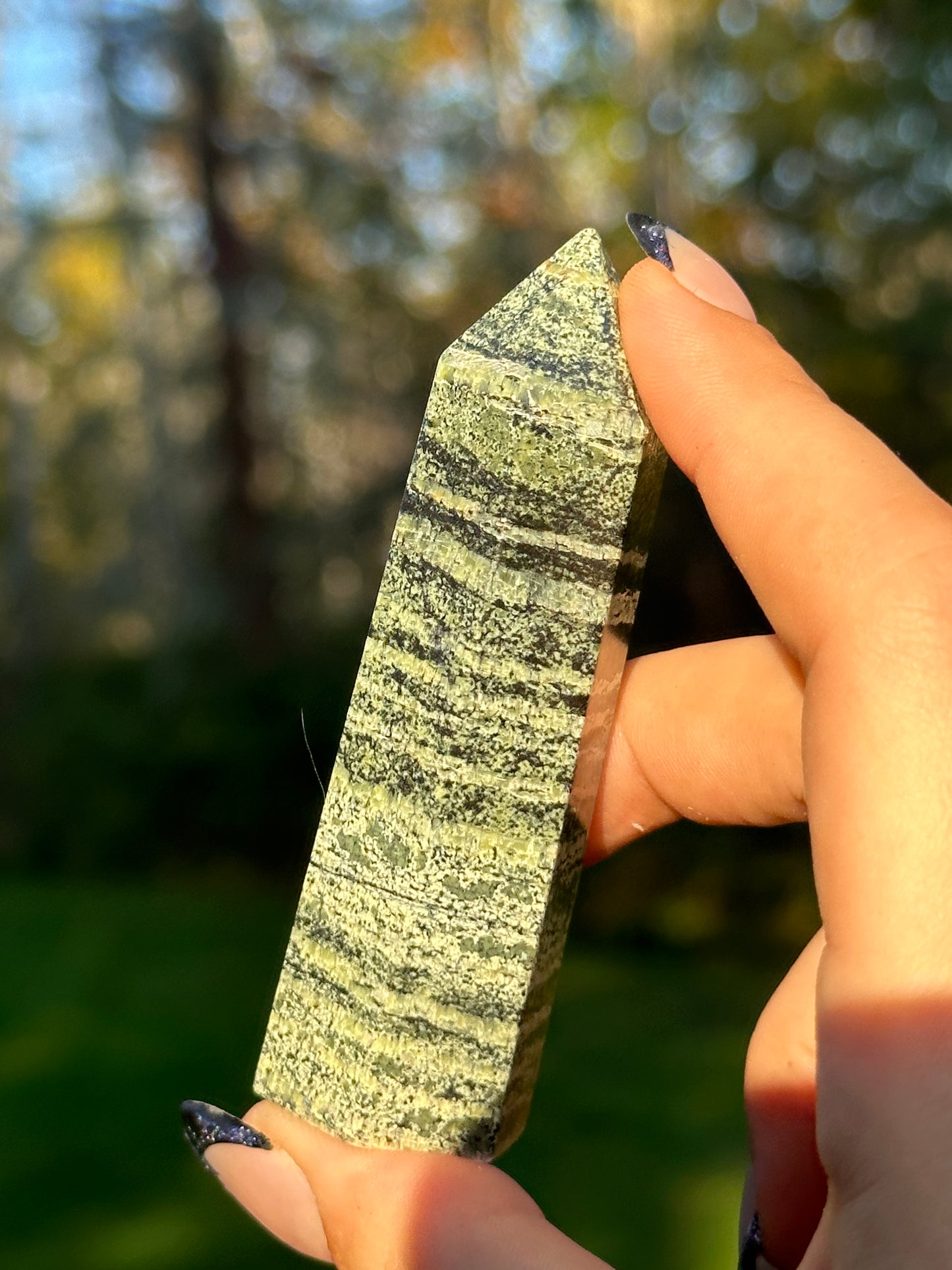 Green Tiger's Eye Tower H