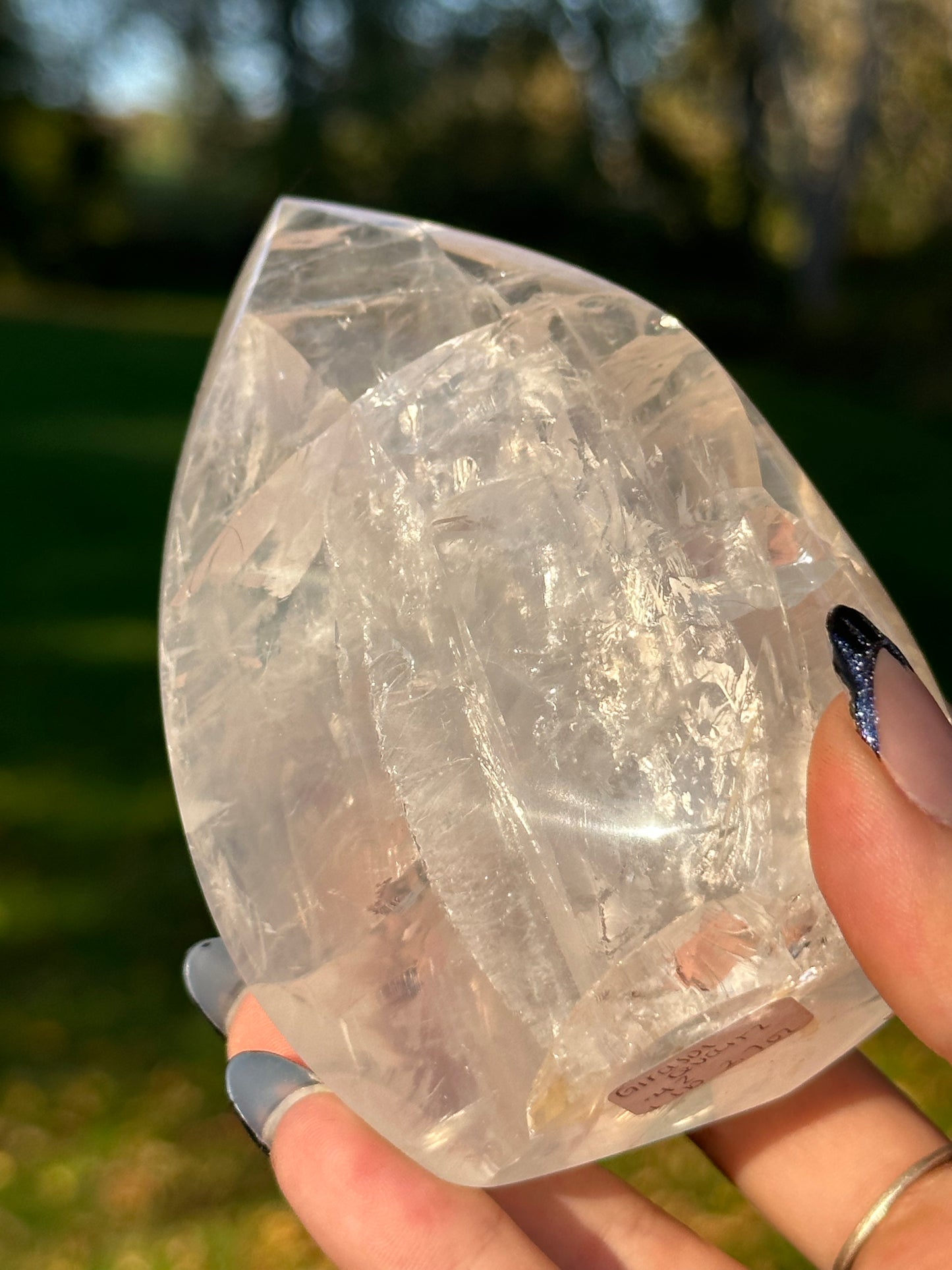 Clear Quartz Flame