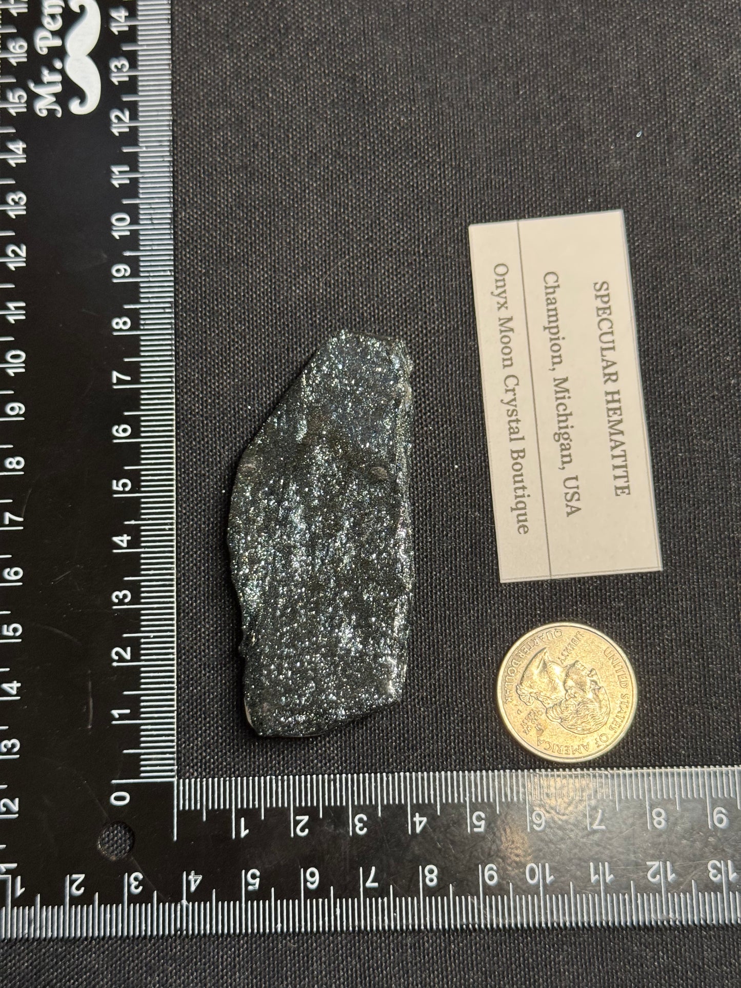 Sparkly specular hematite - Michigan
