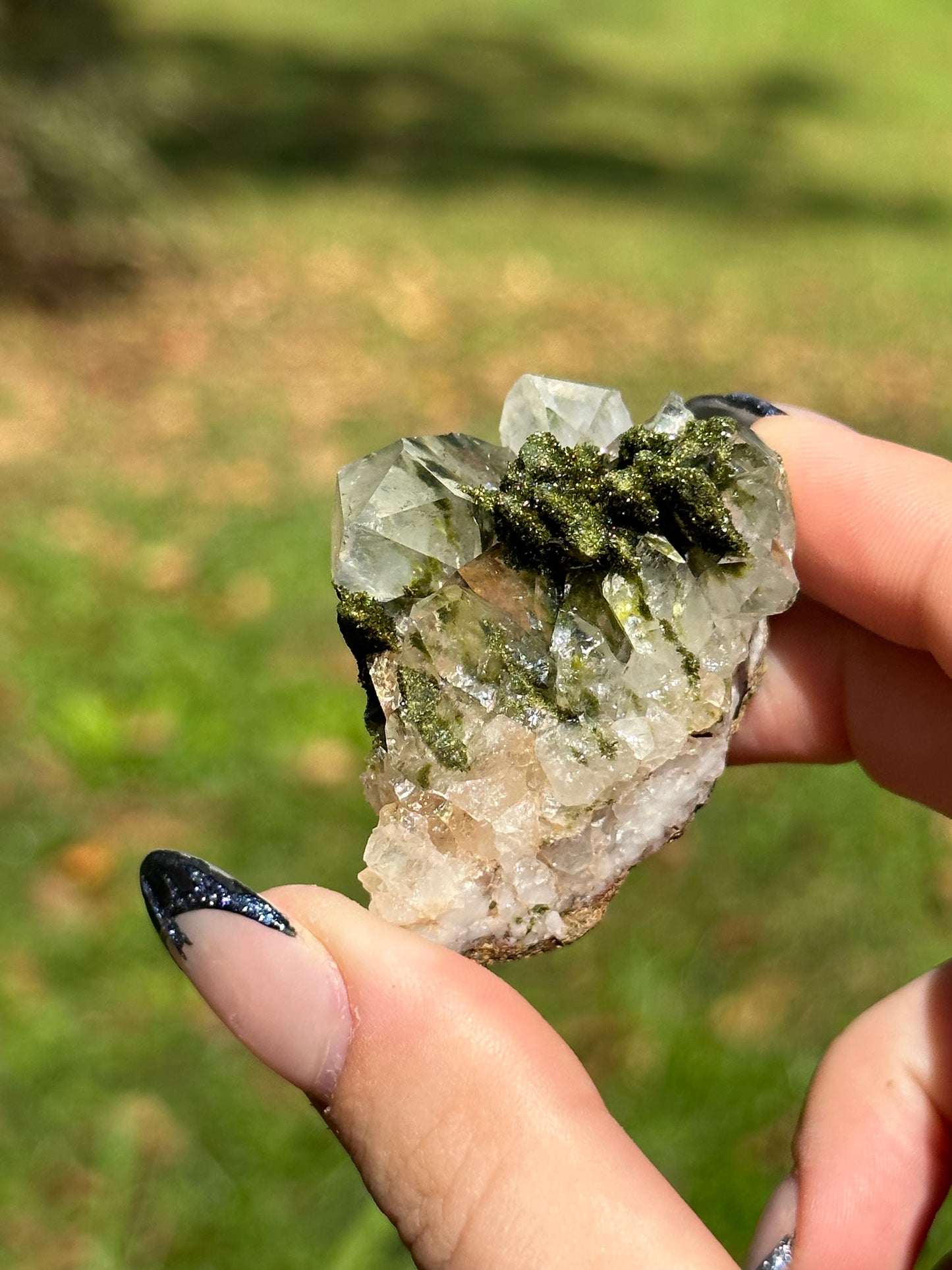 Epidote with Quartz - J