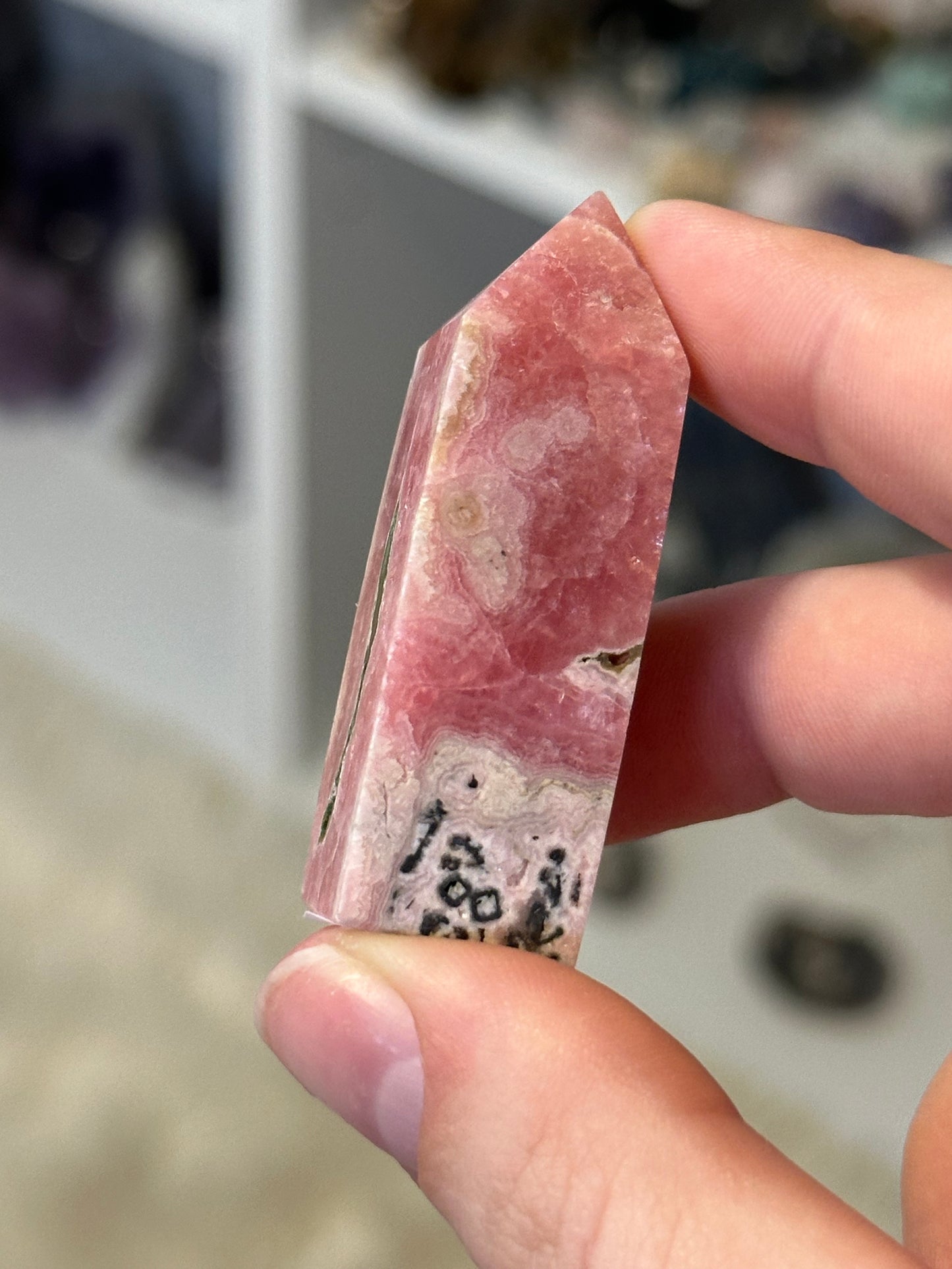 Rhodochrosite mini tower A
