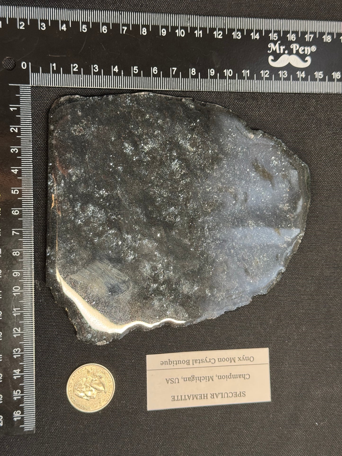 Sparkly Specular hematite- Michigan