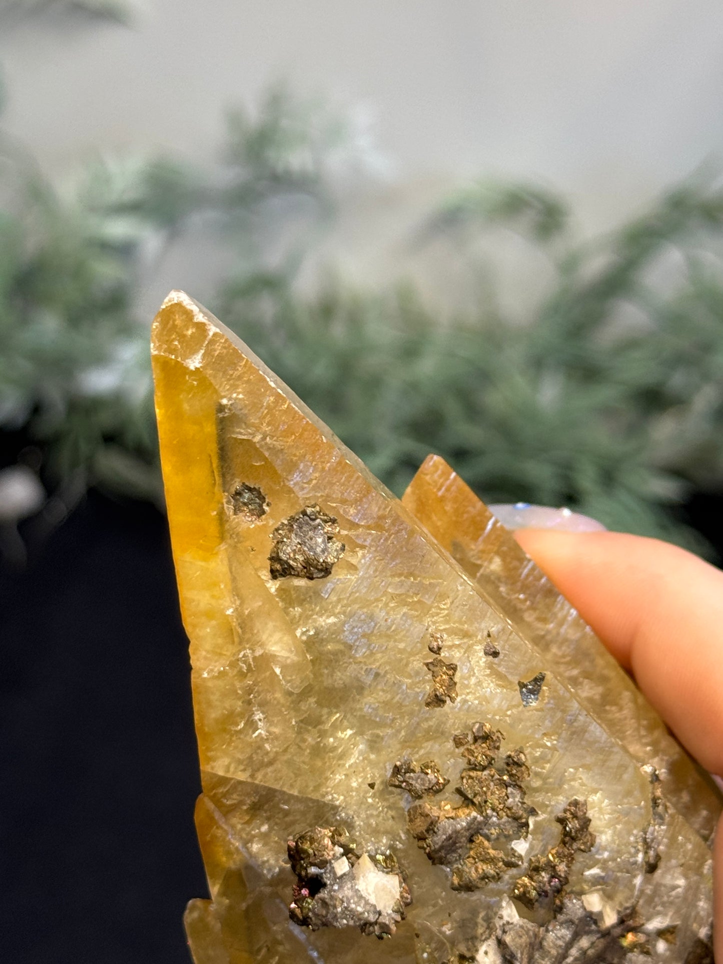 Calcite, Chalcopyrite- Missouri