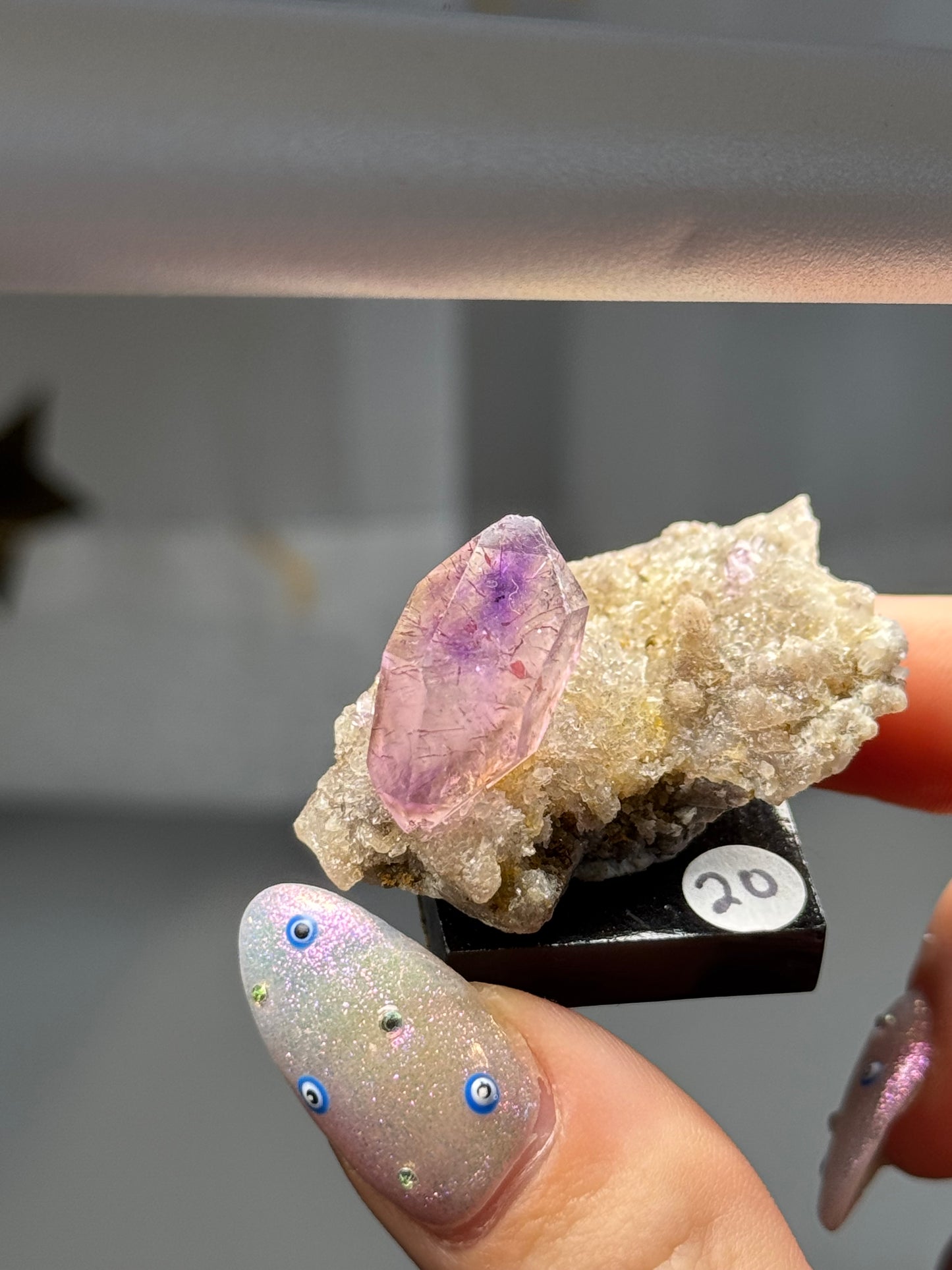 Amethyst with hematite - Africa