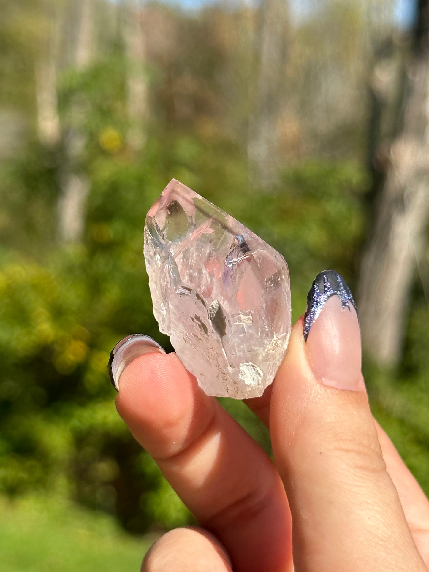 Phantom Amethyst Top Polished Point