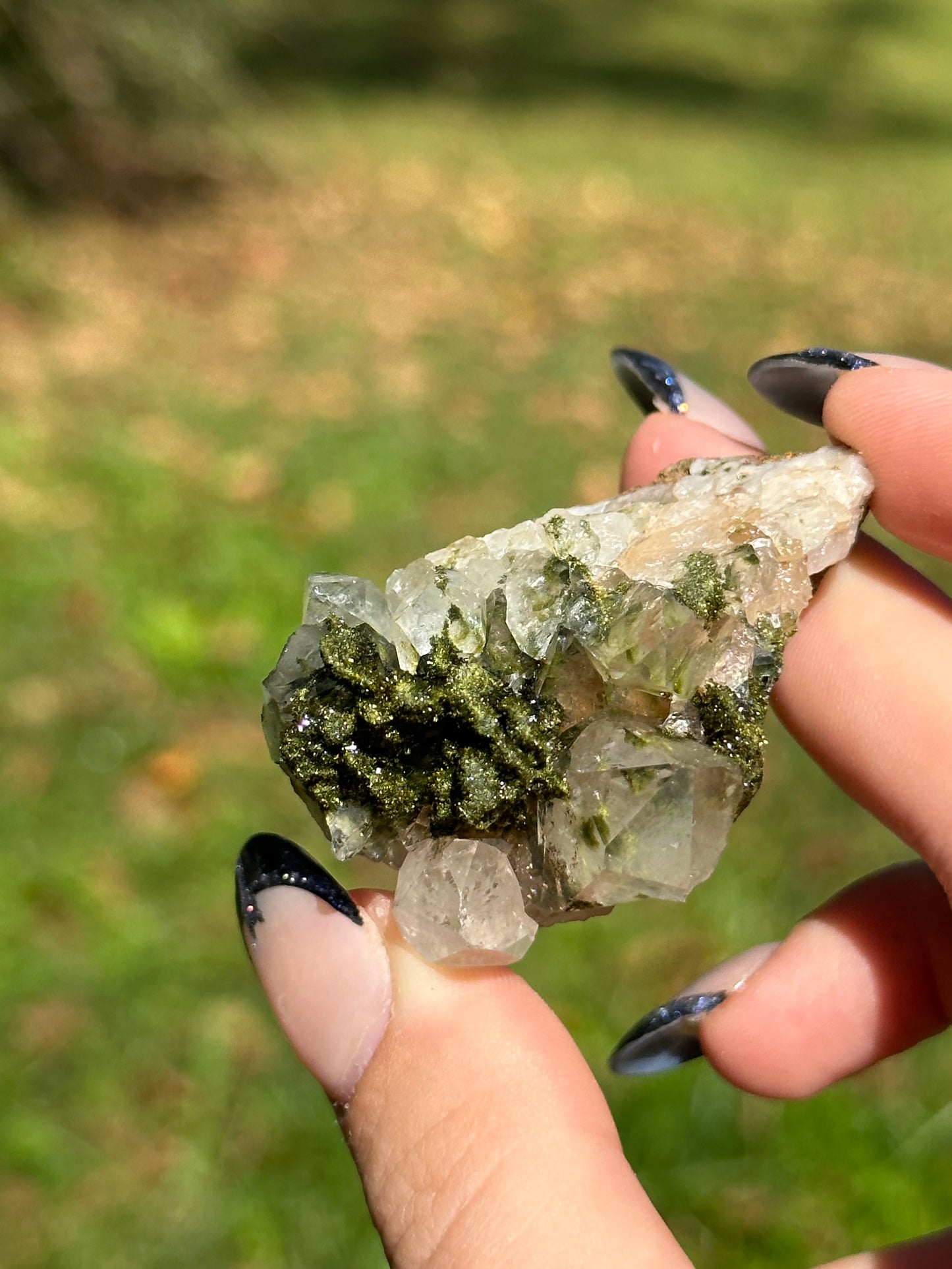 Epidote with Quartz - J