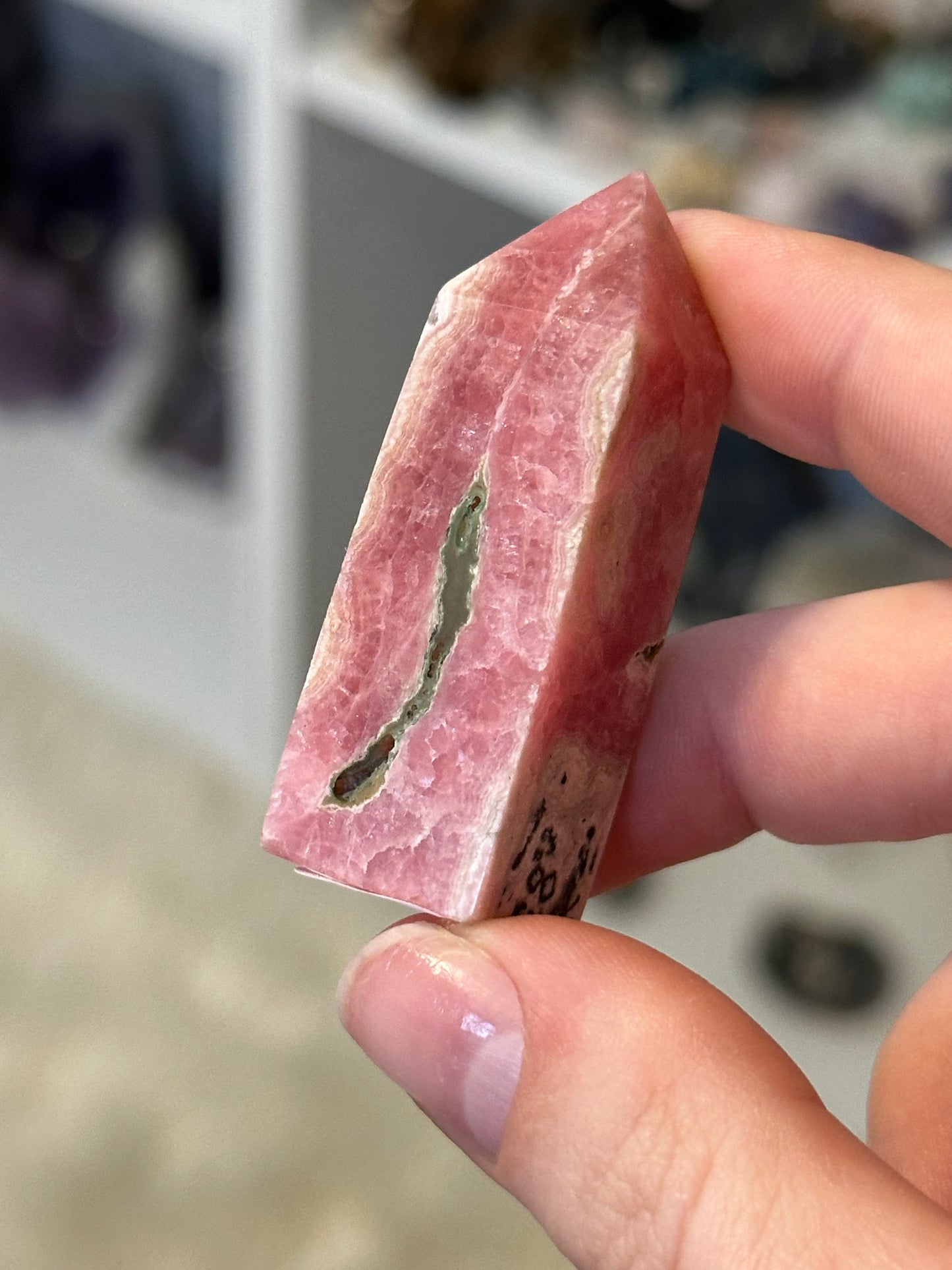 Rhodochrosite mini tower A