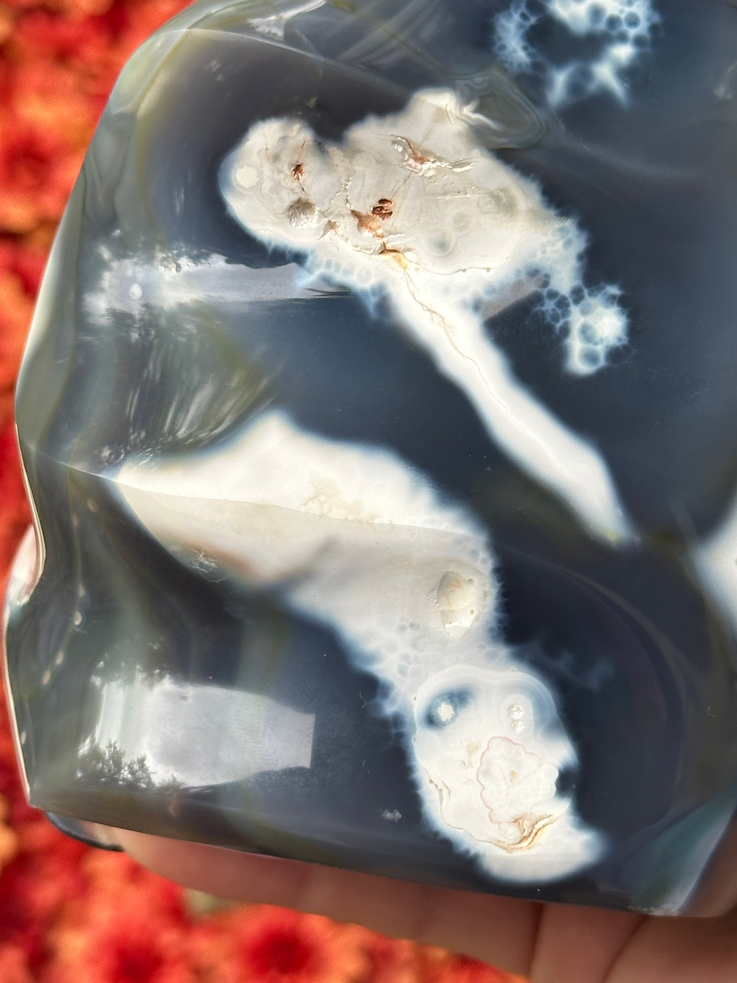 Orca agate flame