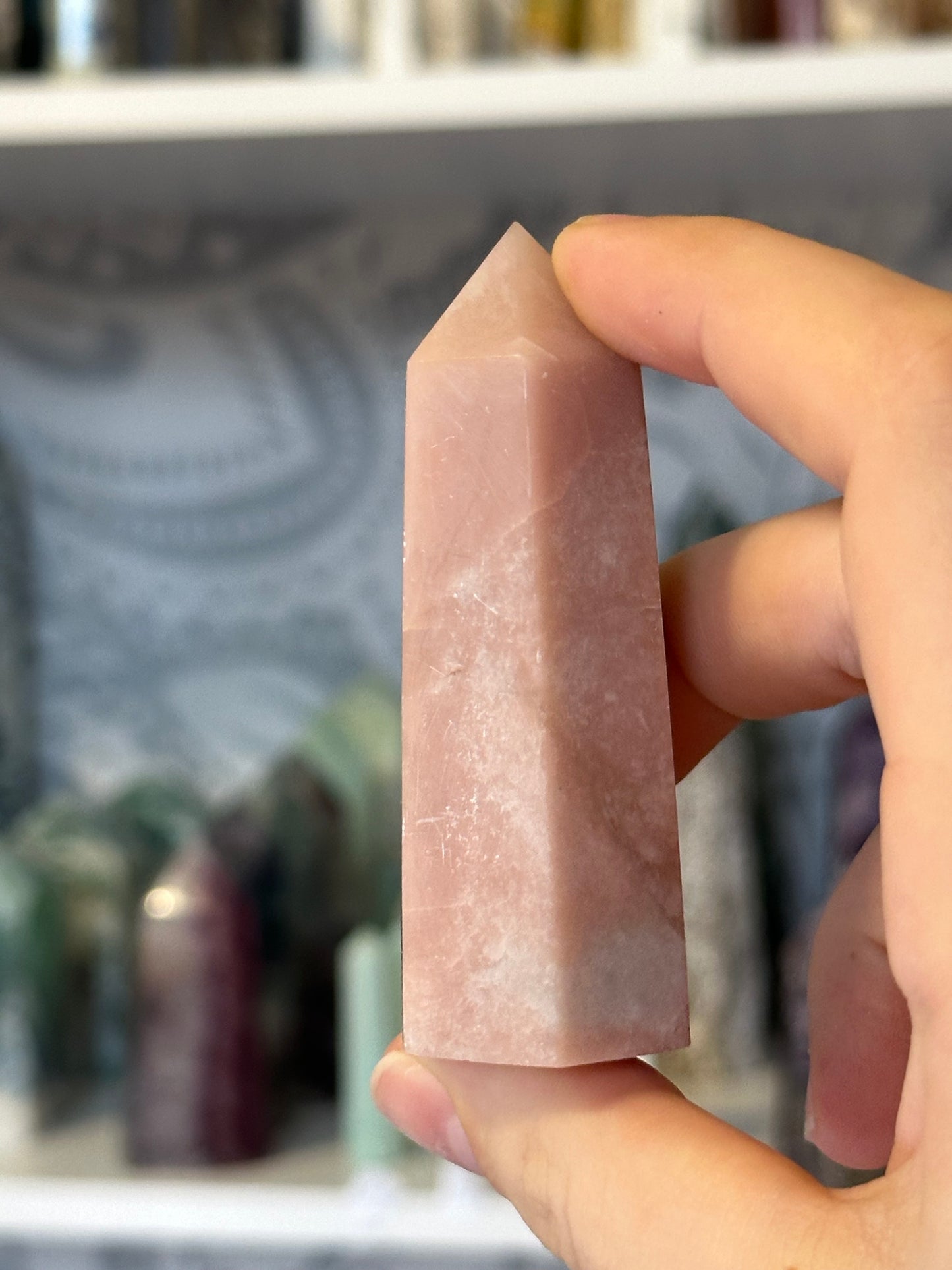 Pink opal tower D