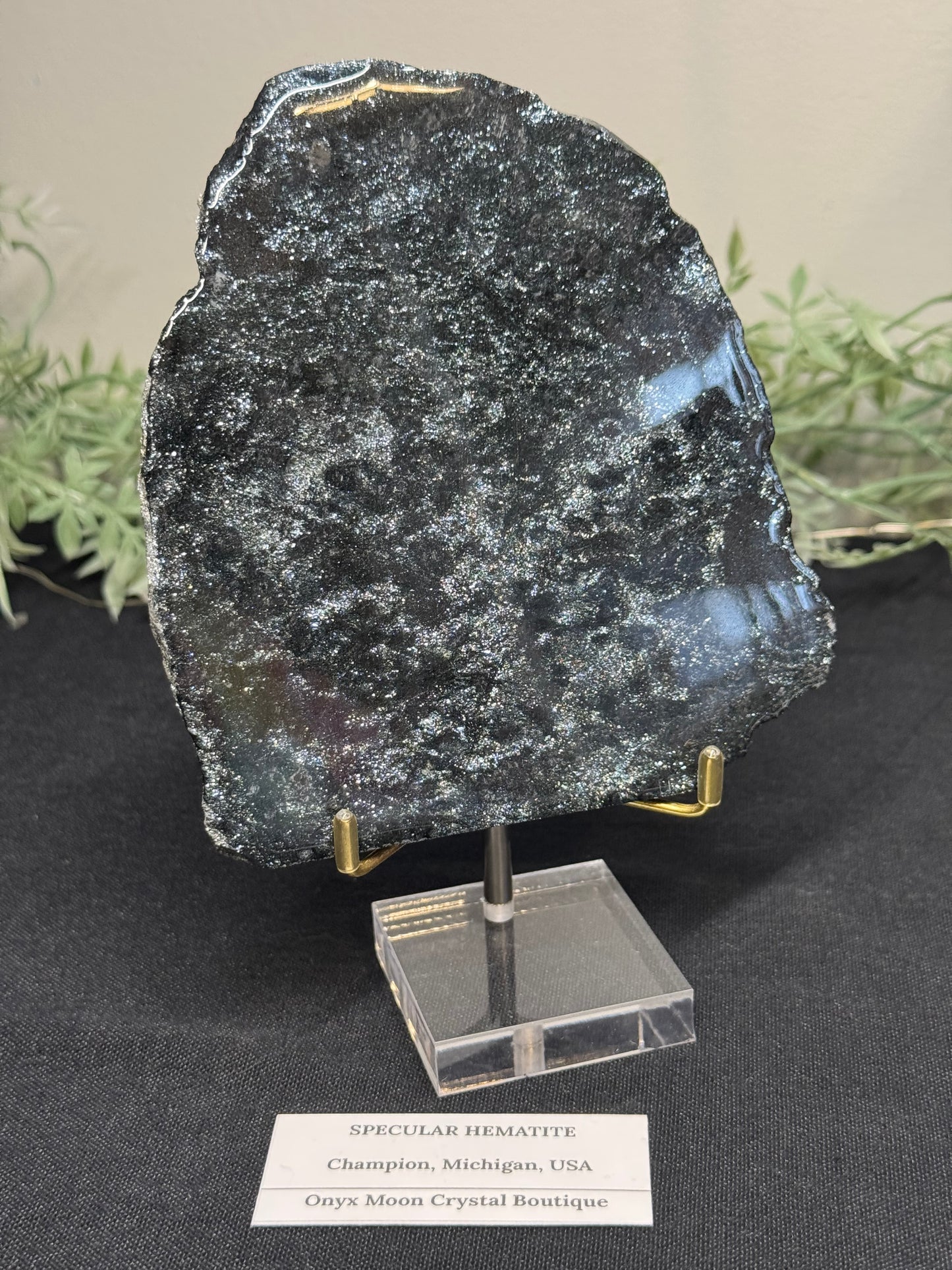 Sparkly Specular hematite- Michigan