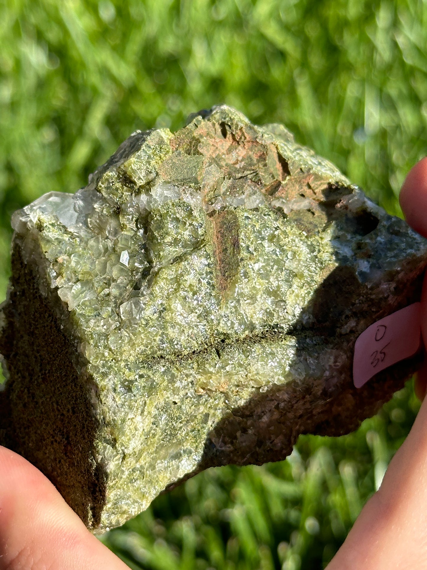 Epidote and Quartz