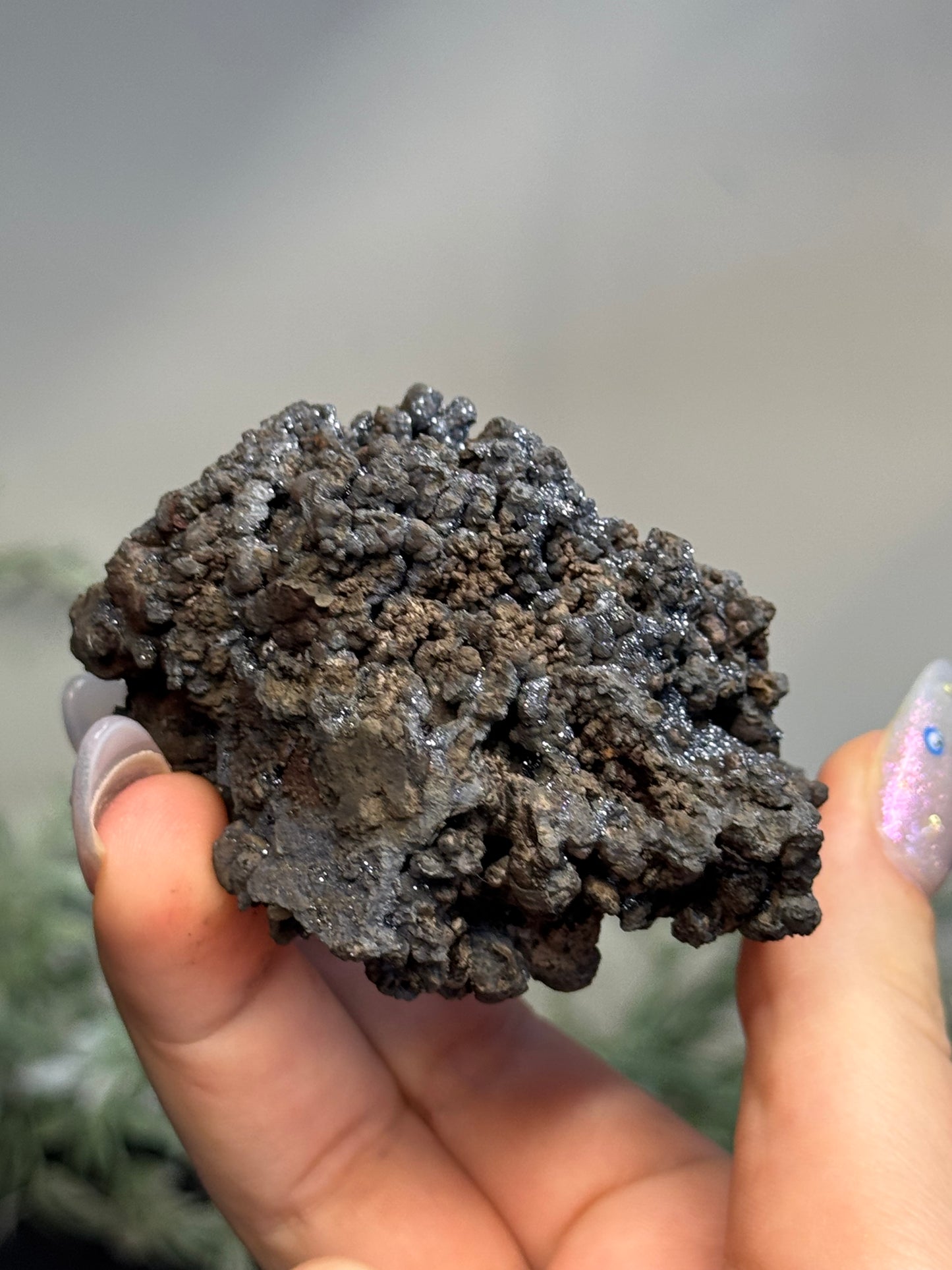 Sparkly Hematite on Goethite- Mexico