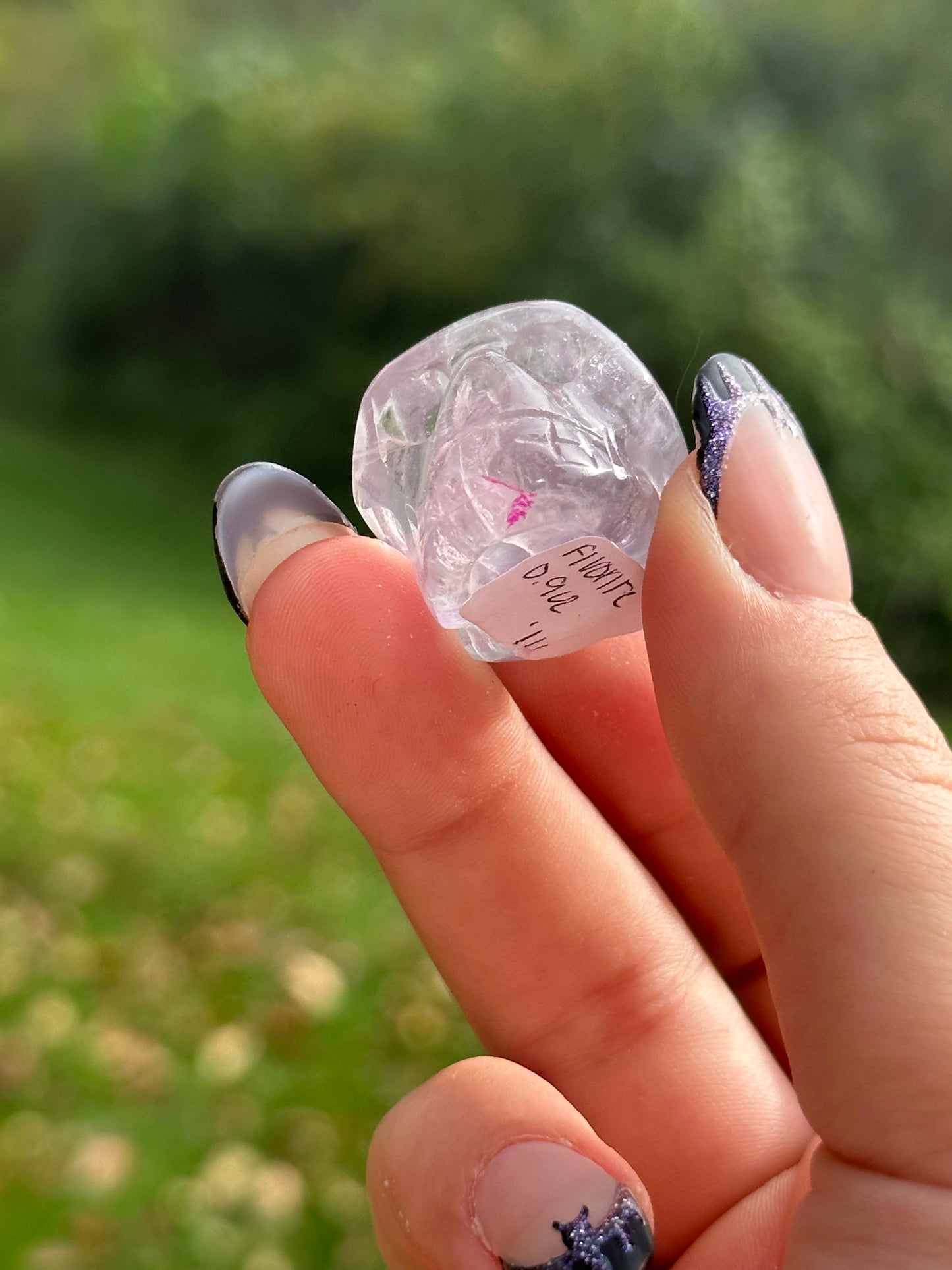 Rainbow Fluorite Skull