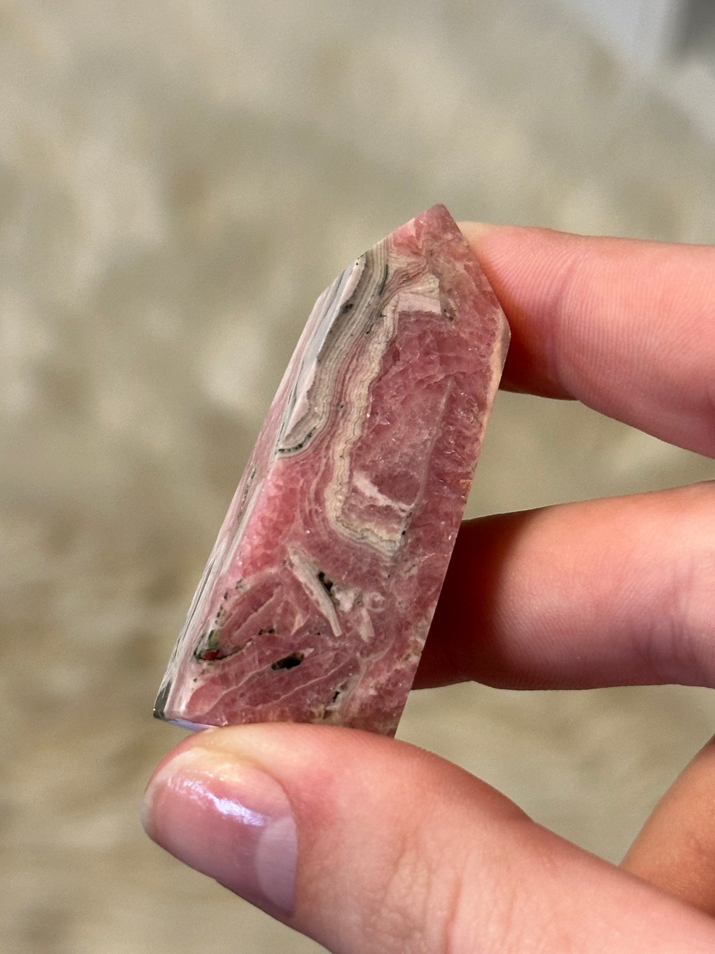 Rhodochrosite mini tower B