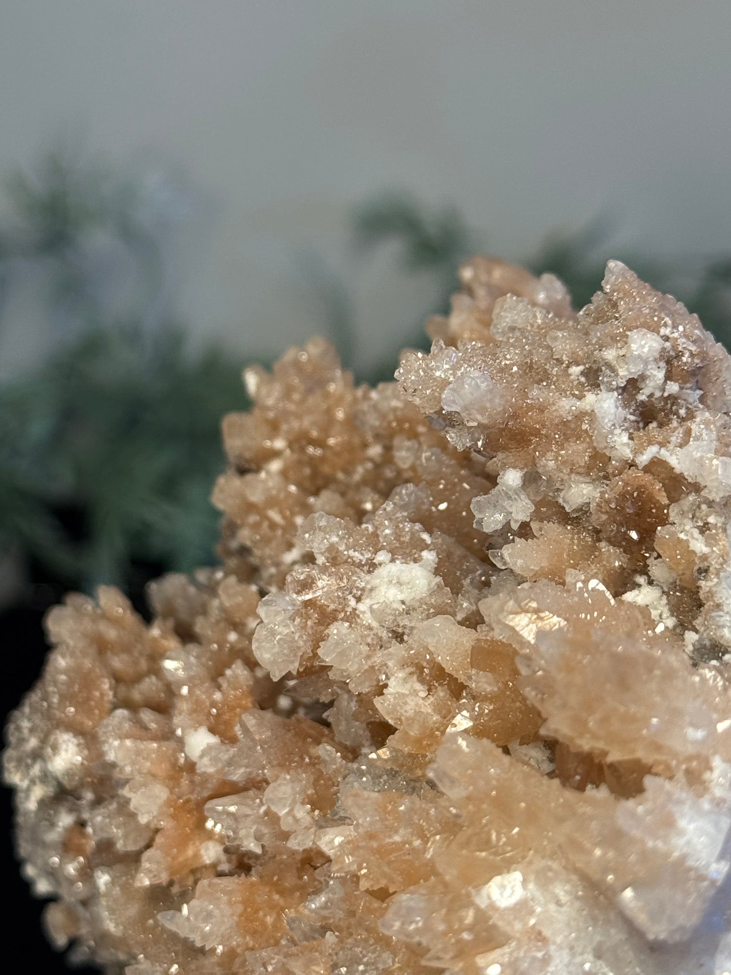 Sparkly pink cave calcite - Mexico