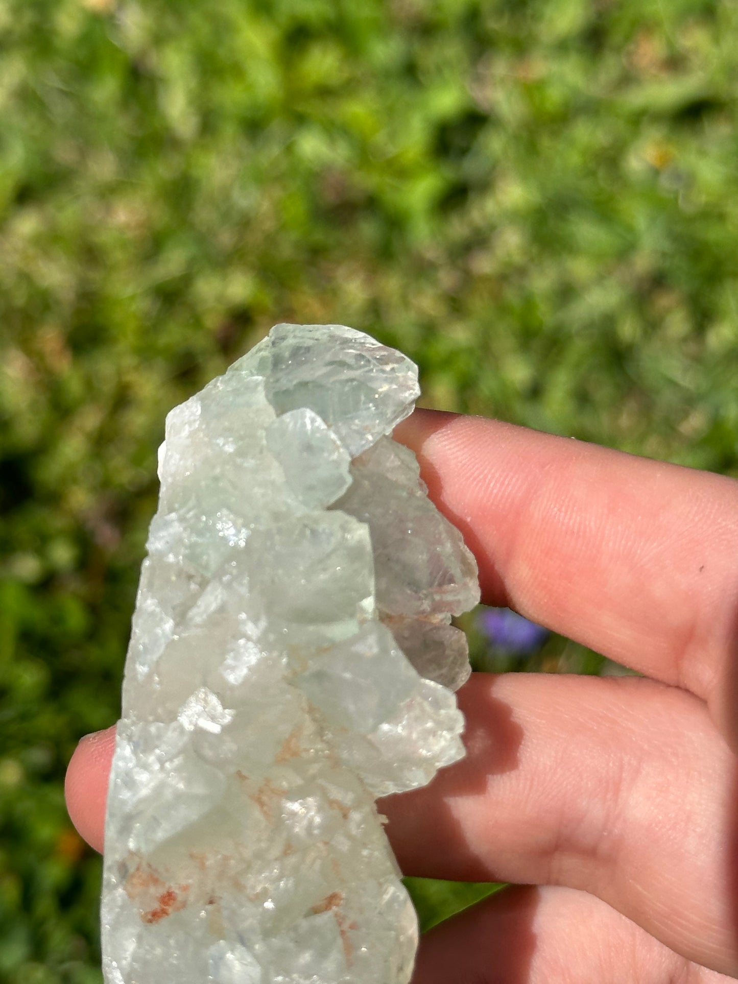 Green apophyllite | India