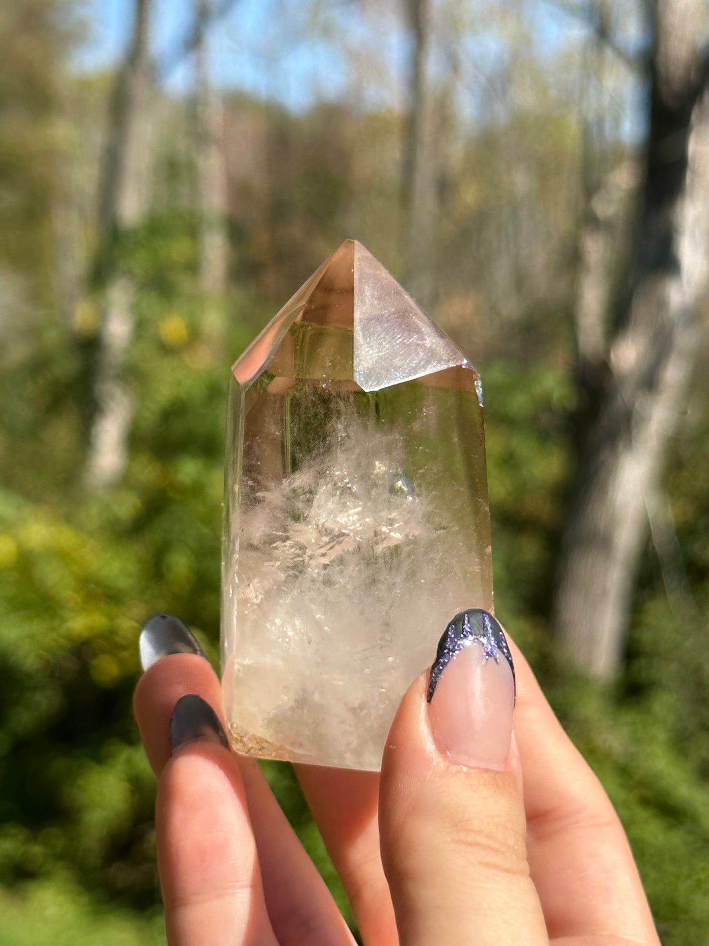 Smokey Phantom Quartz Point