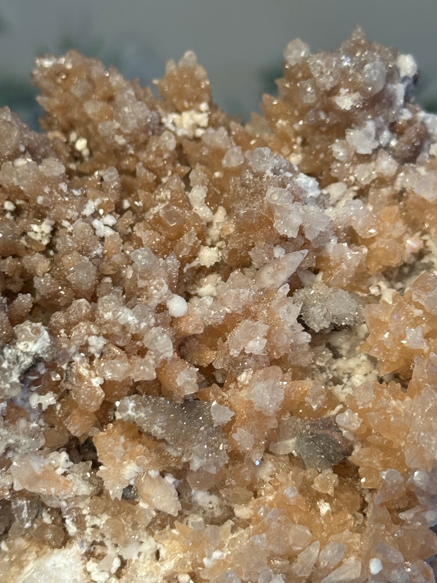 Sparkly pink cave calcite - Mexico