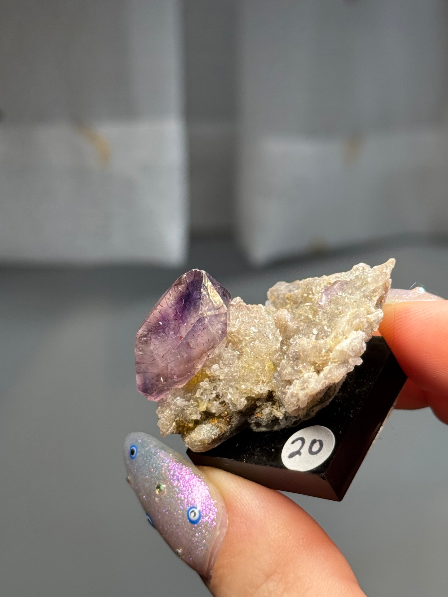 Amethyst with hematite - Africa