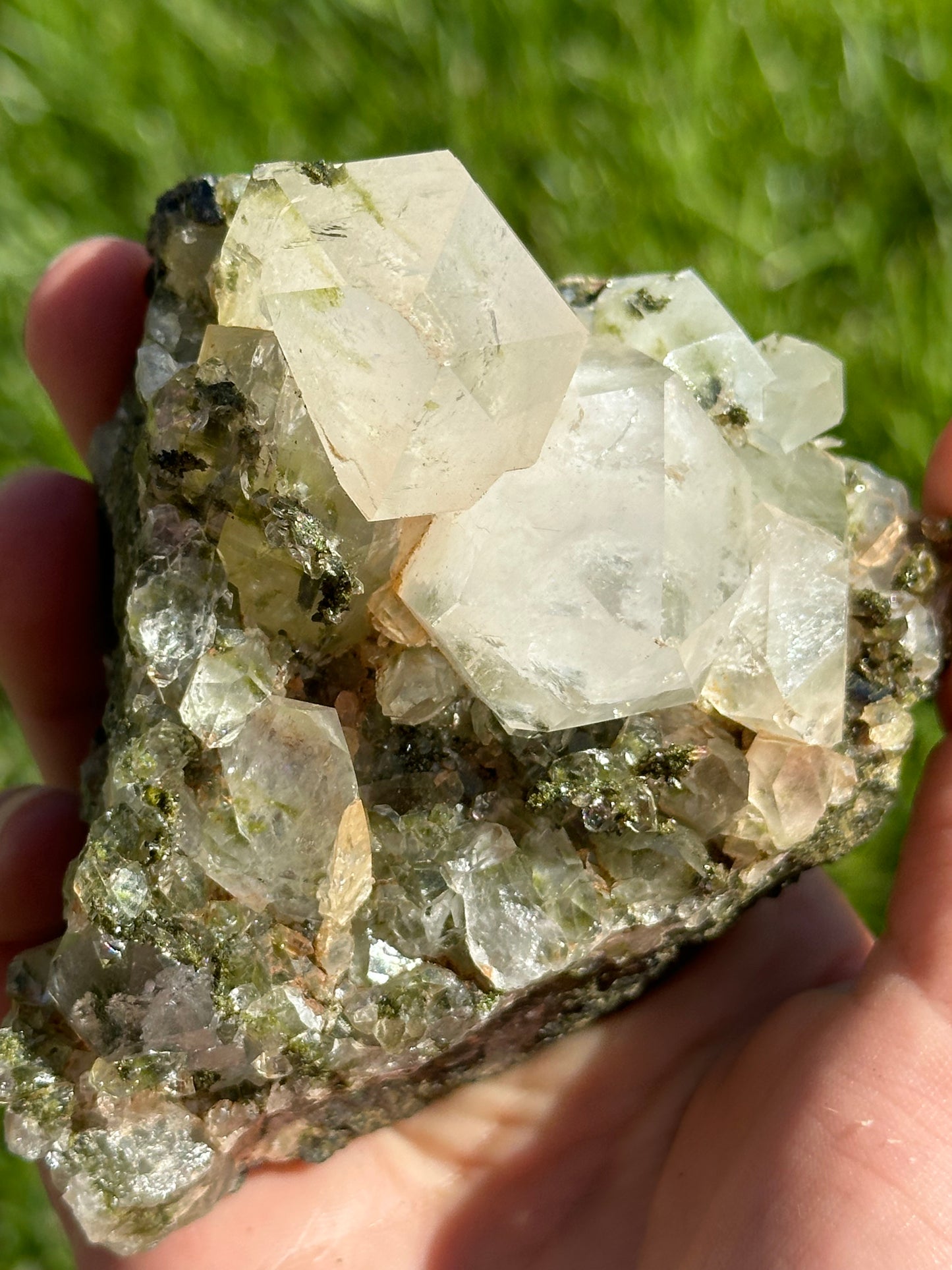 Epidote and Quartz