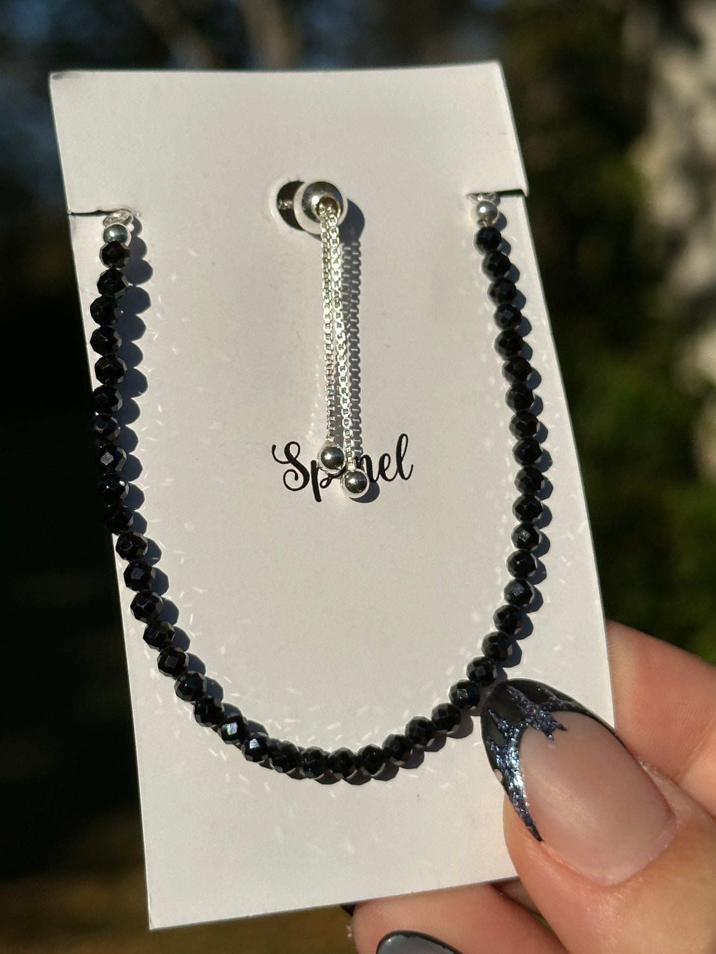 Spinel Bracelet - Sterling Silver