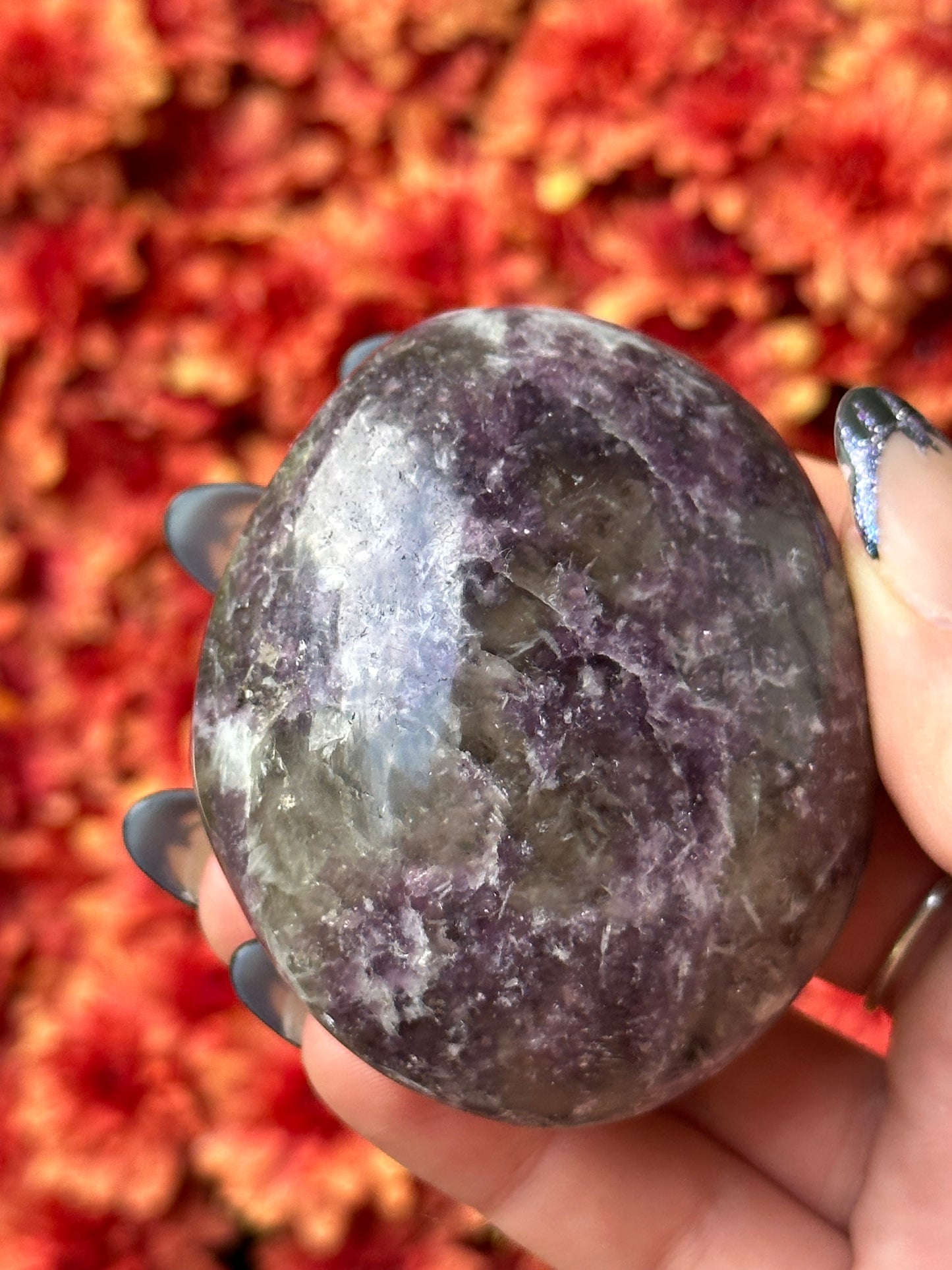 Lepidolite Palmstone