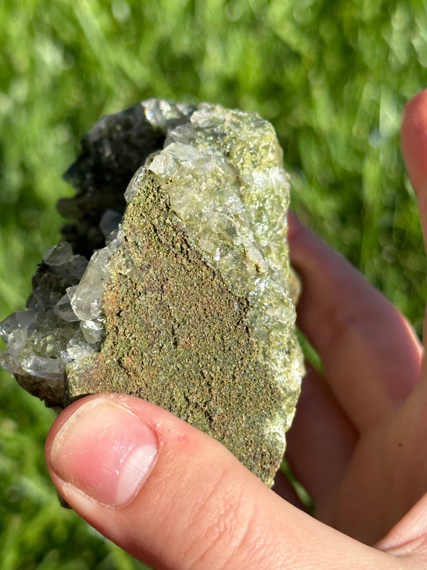 Epidote and Quartz
