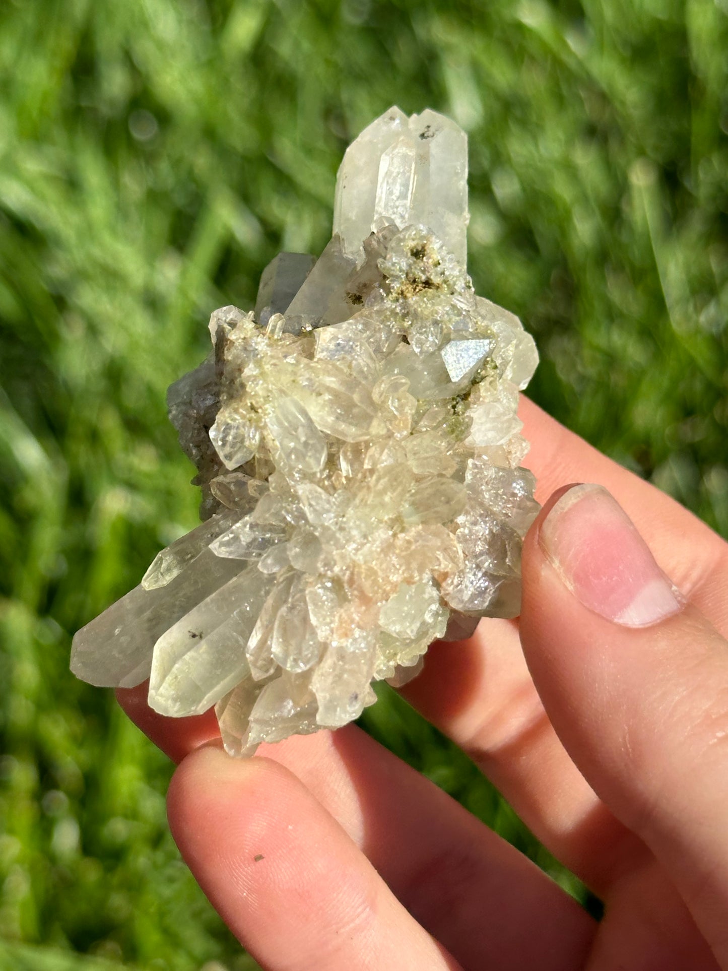 Epidote and Quartz