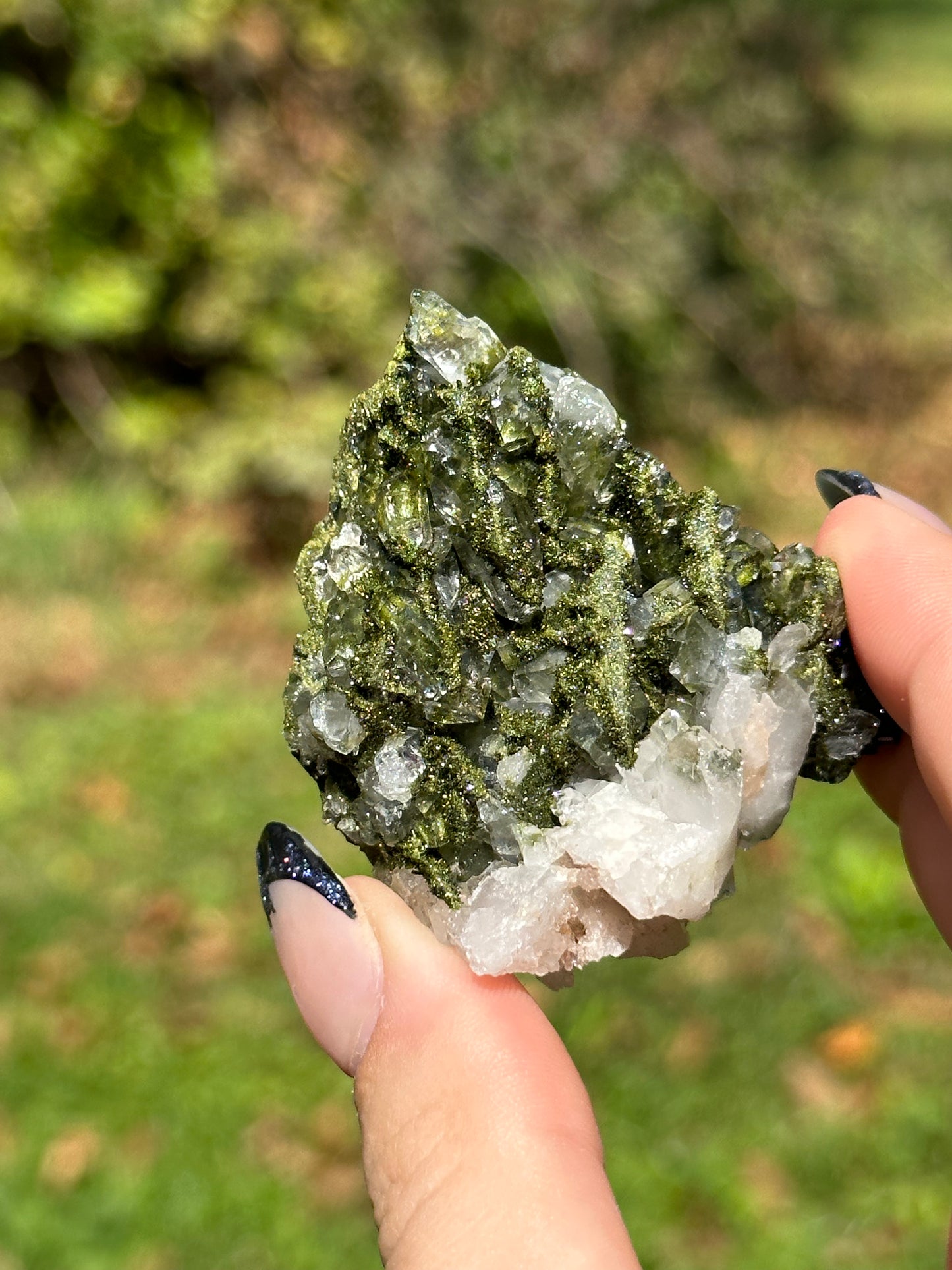 Epidote with Quartz - B