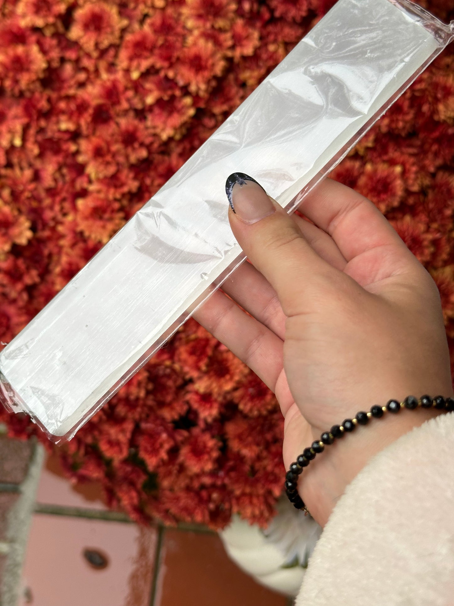 Satin Spar Selenite Incense Holder