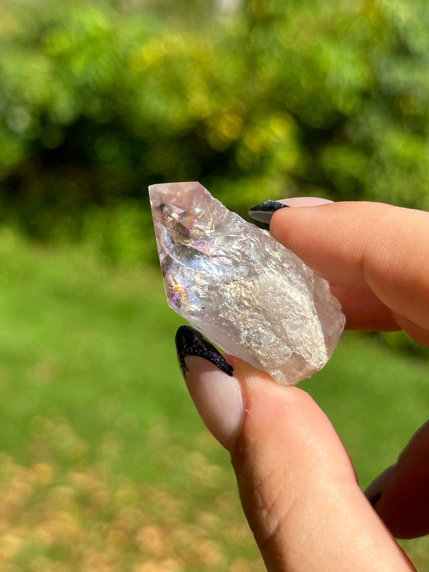 Phantom Amethyst Top Polished Point
