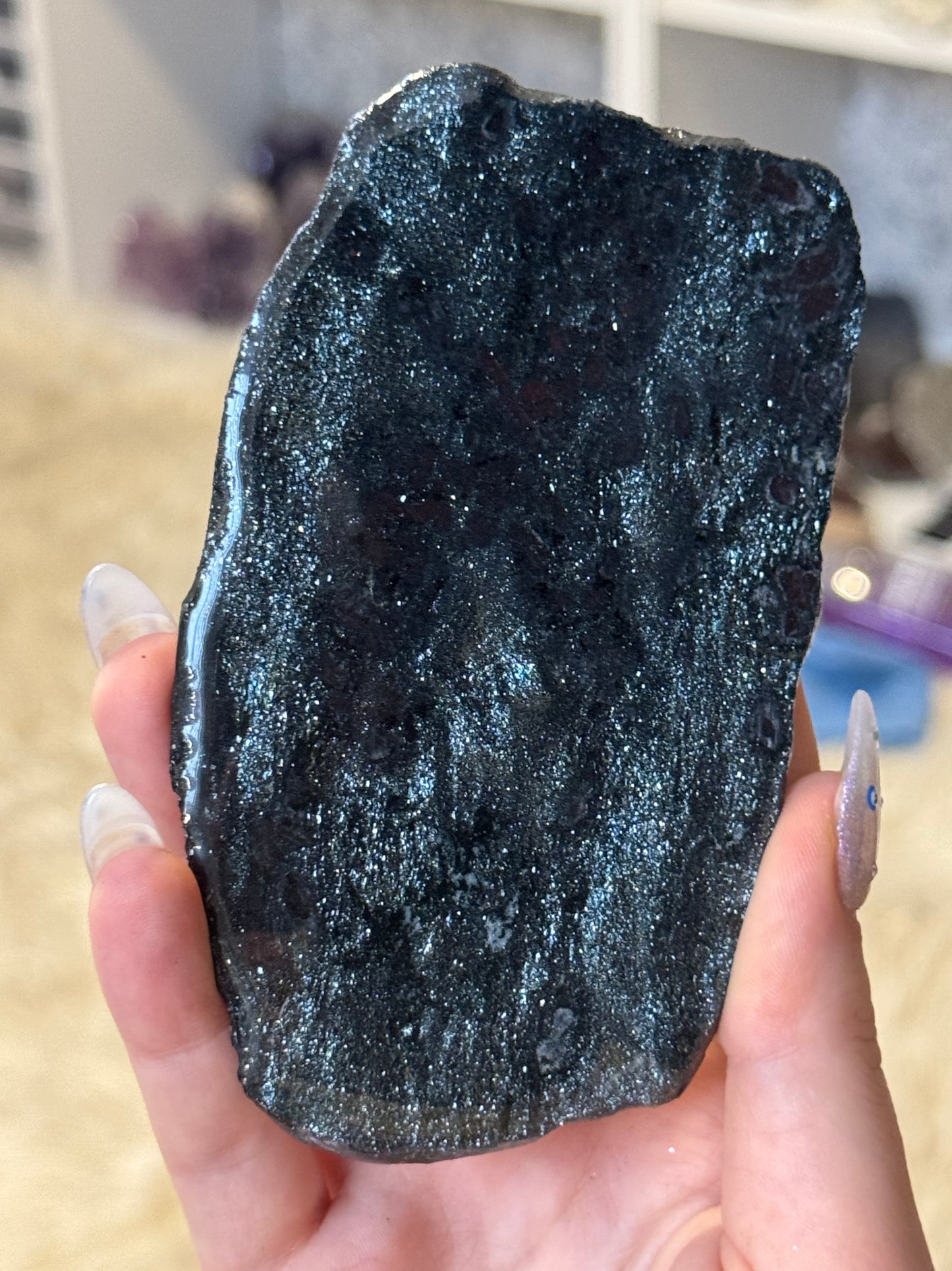 Sparkly specular hematite - Michigan