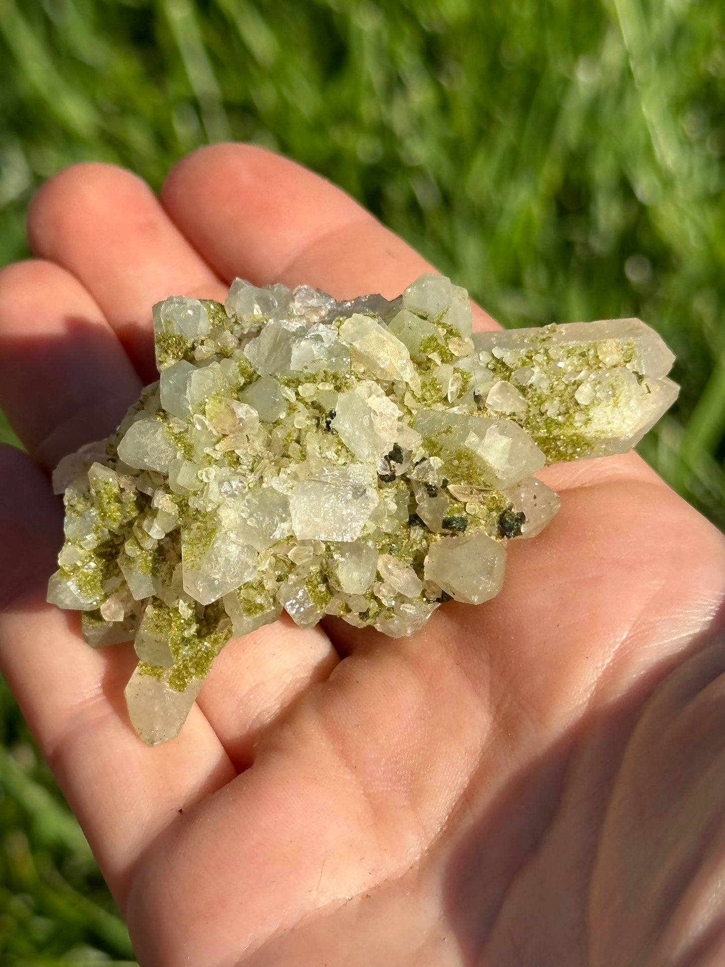 Epidote and Quartz