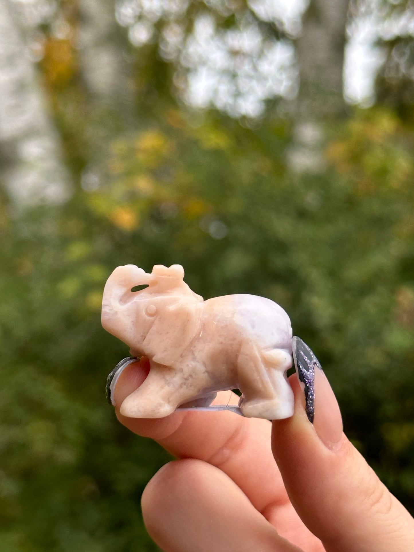 Lepidolite Mini Elephant