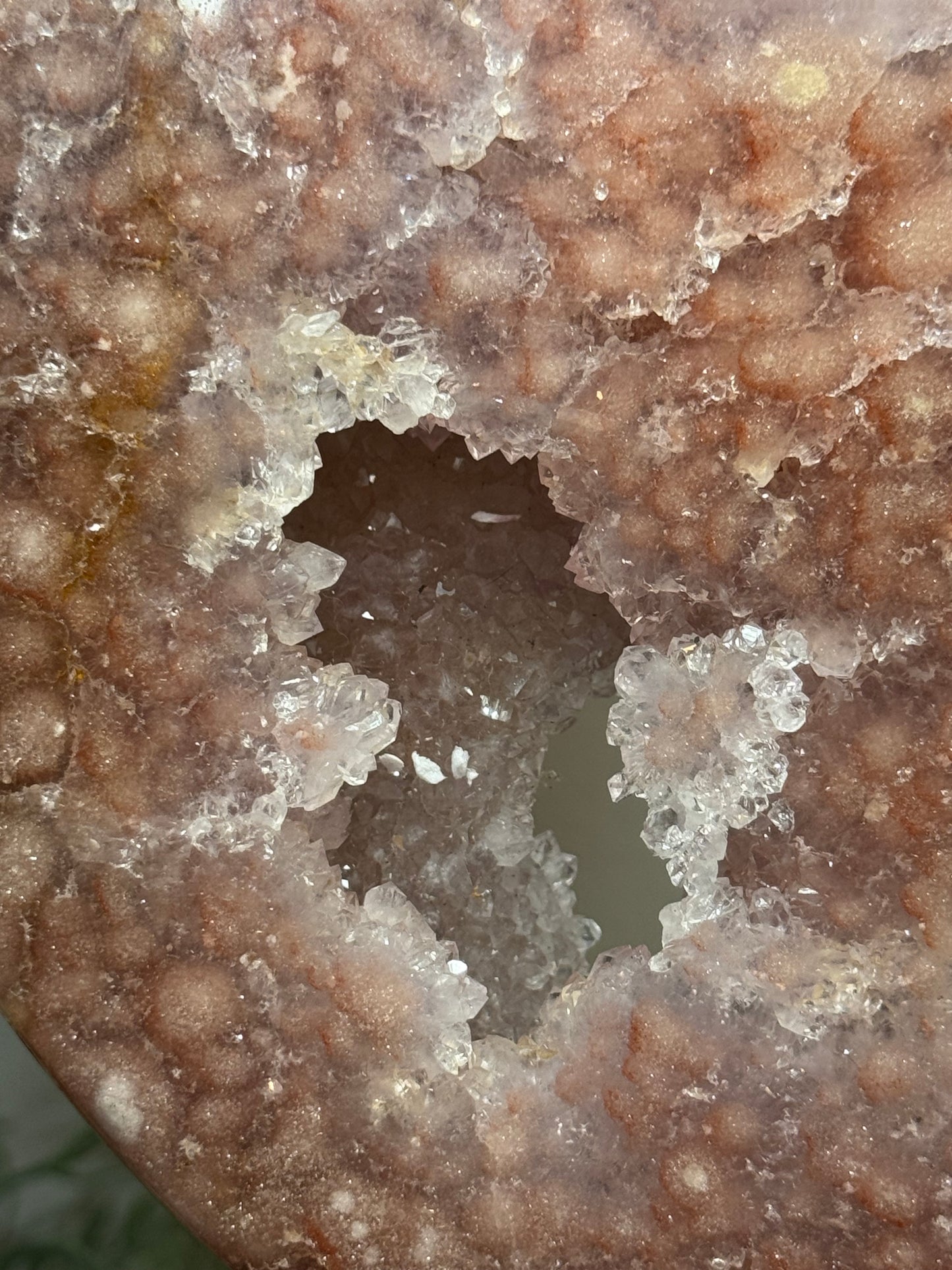 11lb XL pink amethyst moon - Brazil