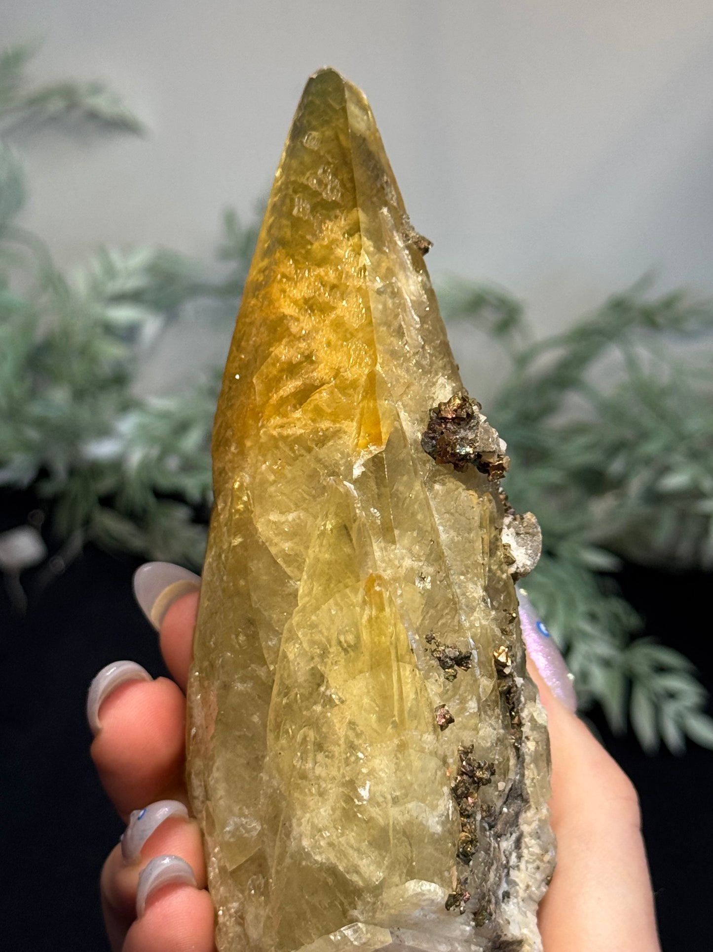 Calcite, Chalcopyrite- Missouri