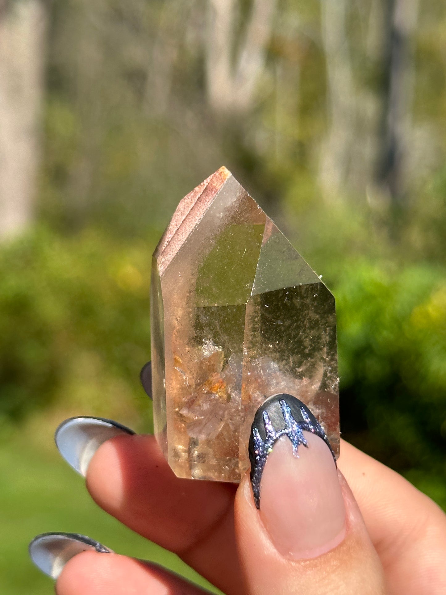 Garden Quartz (Lodalite) Tower