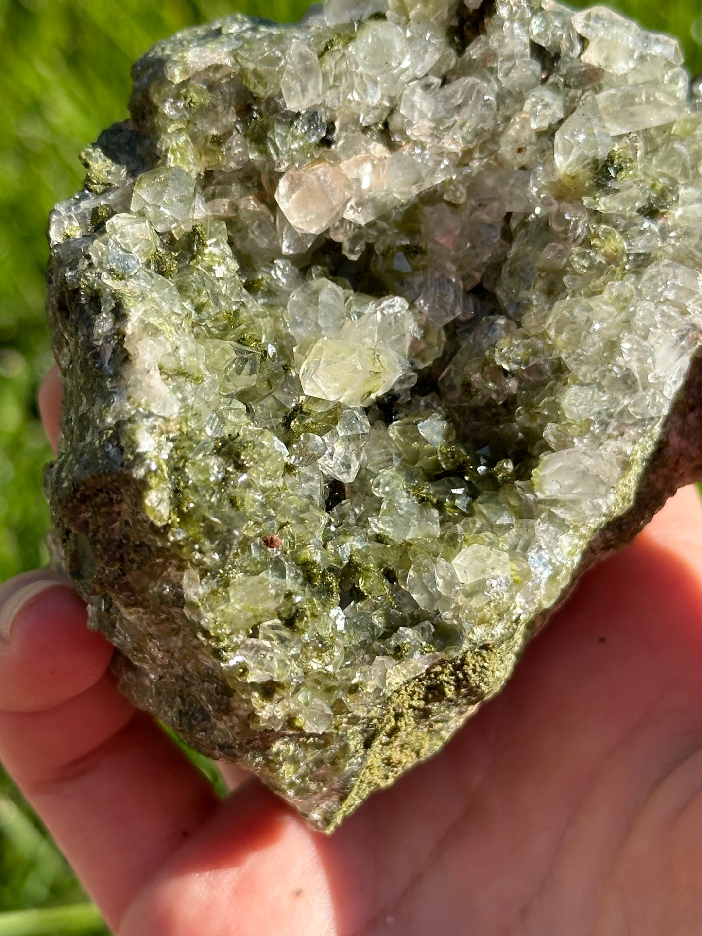 Epidote and Quartz