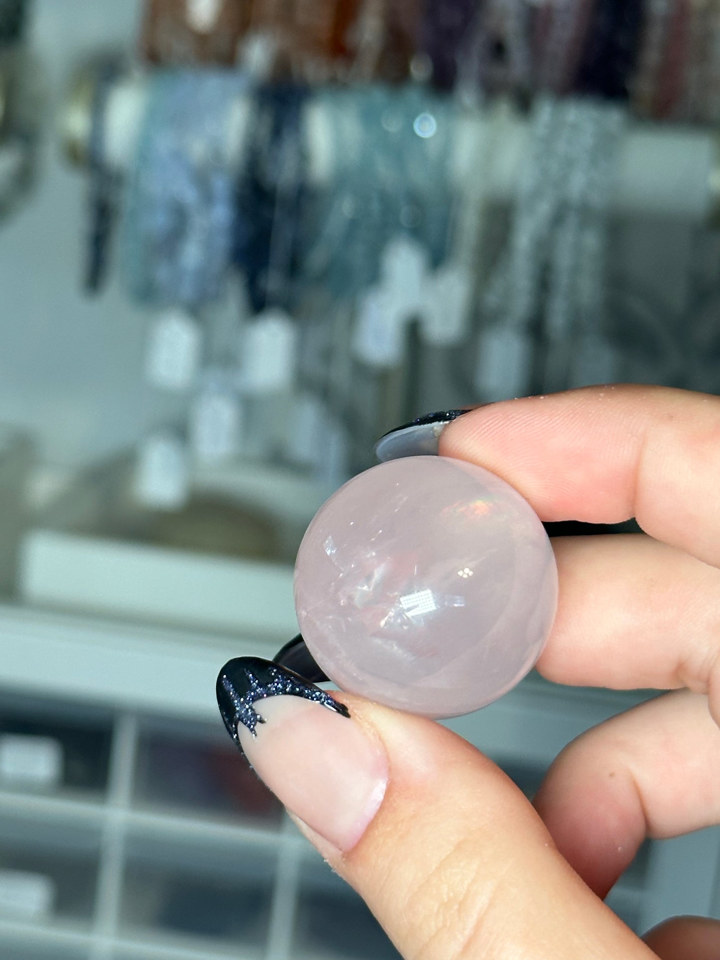 Rose Quartz mini spheres