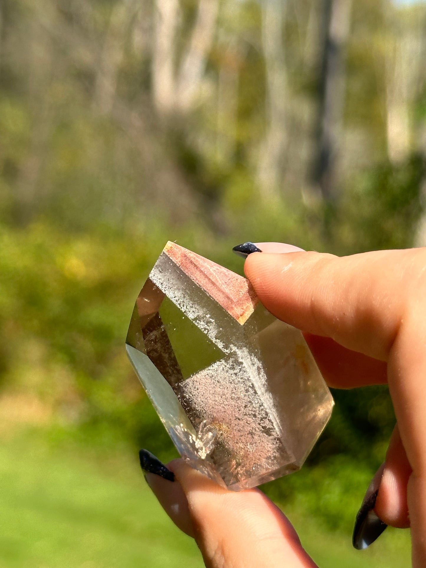 Garden Quartz (Lodalite) Tower