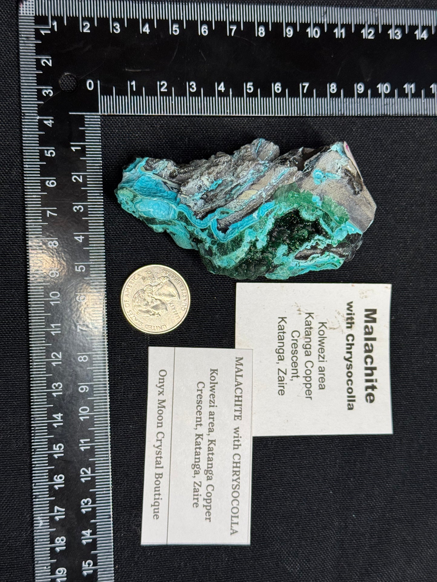 Malachite, Chrysocholla - Zaire