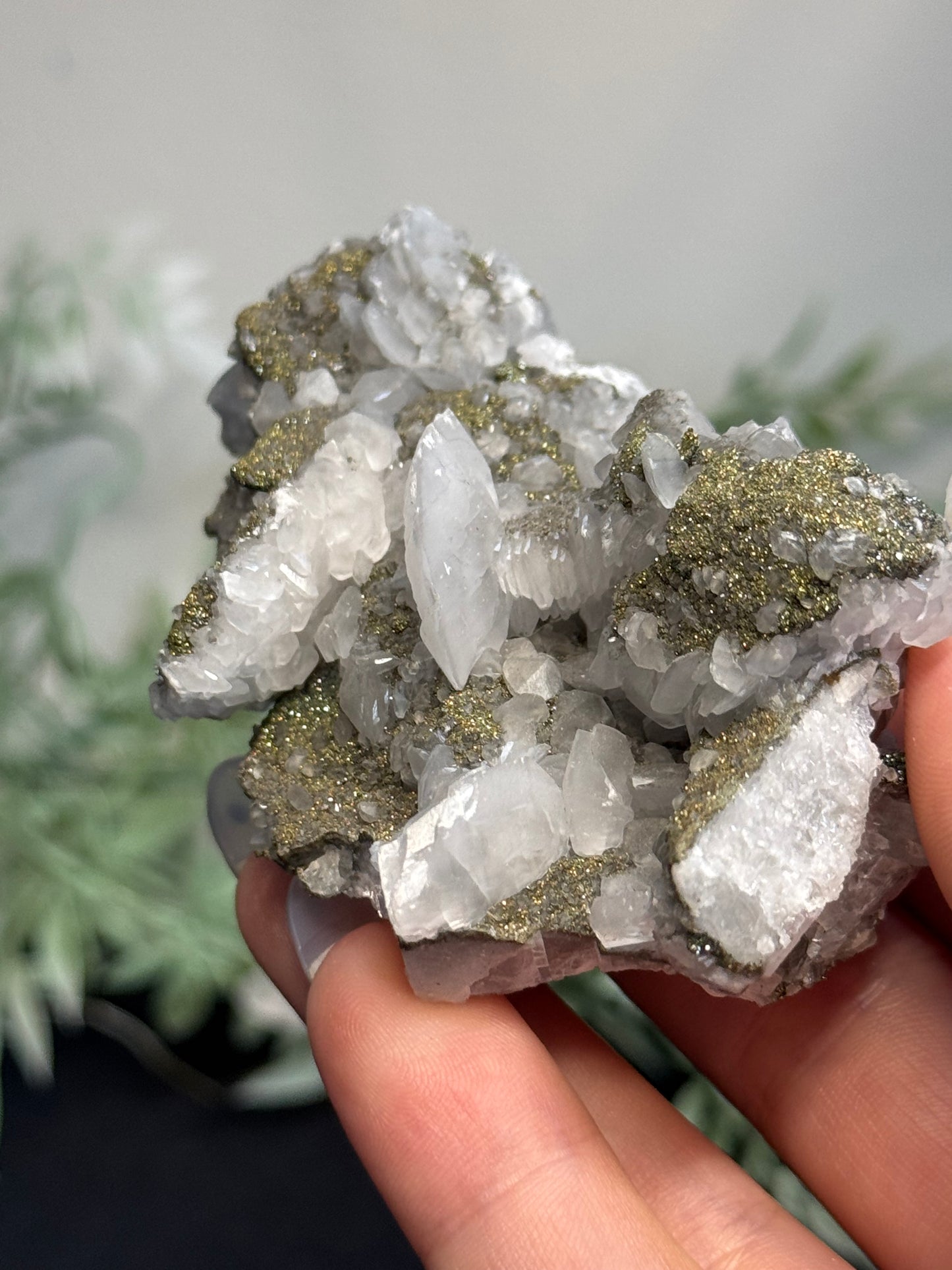 Pyrite, Calcite - China