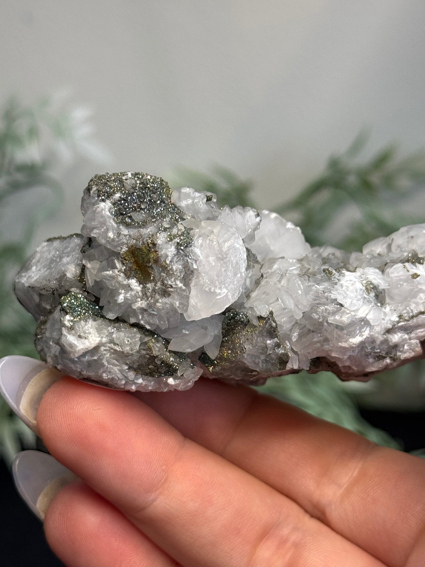 Pyrite, Calcite - China