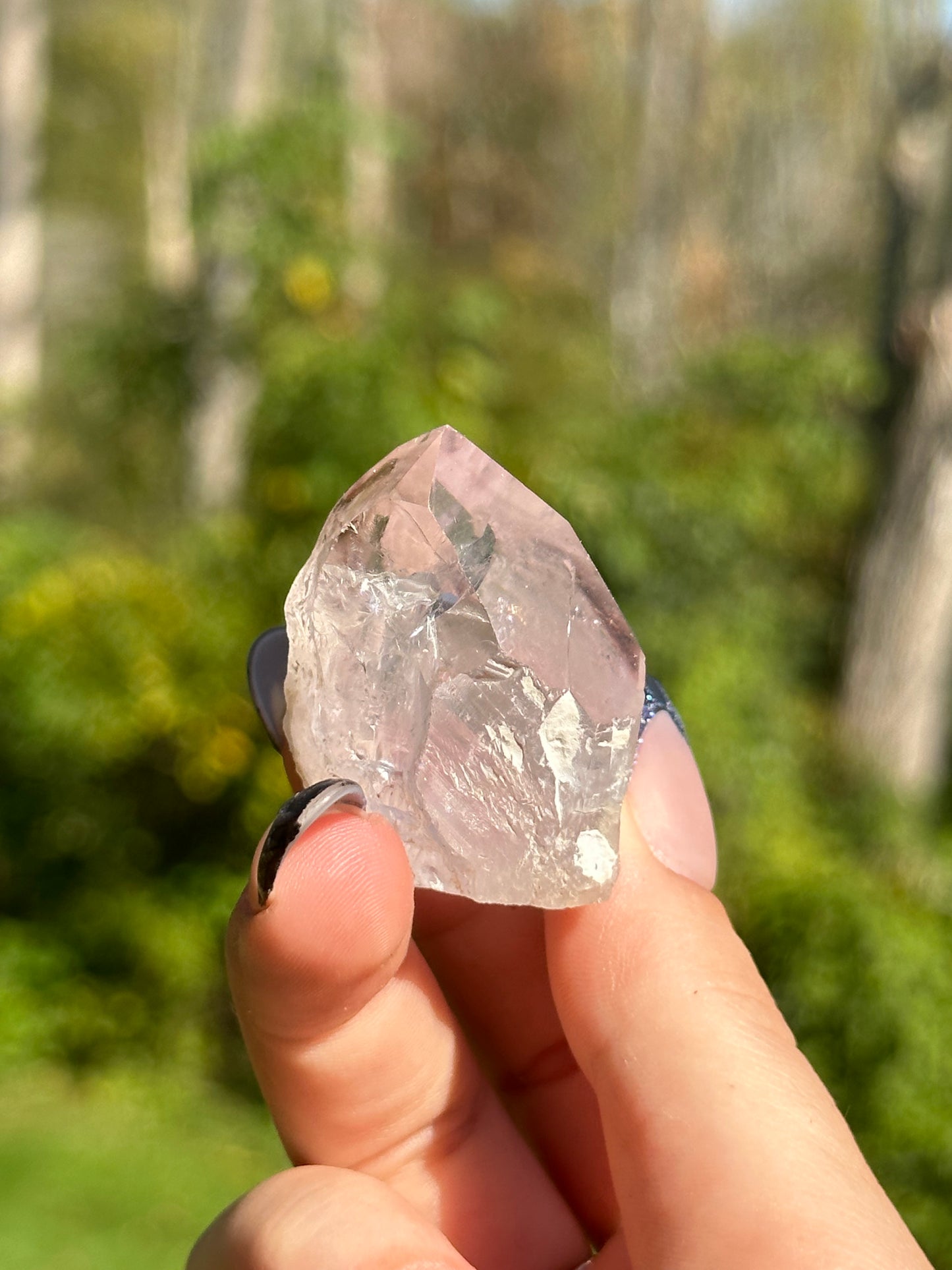 Phantom Amethyst Top Polished Point