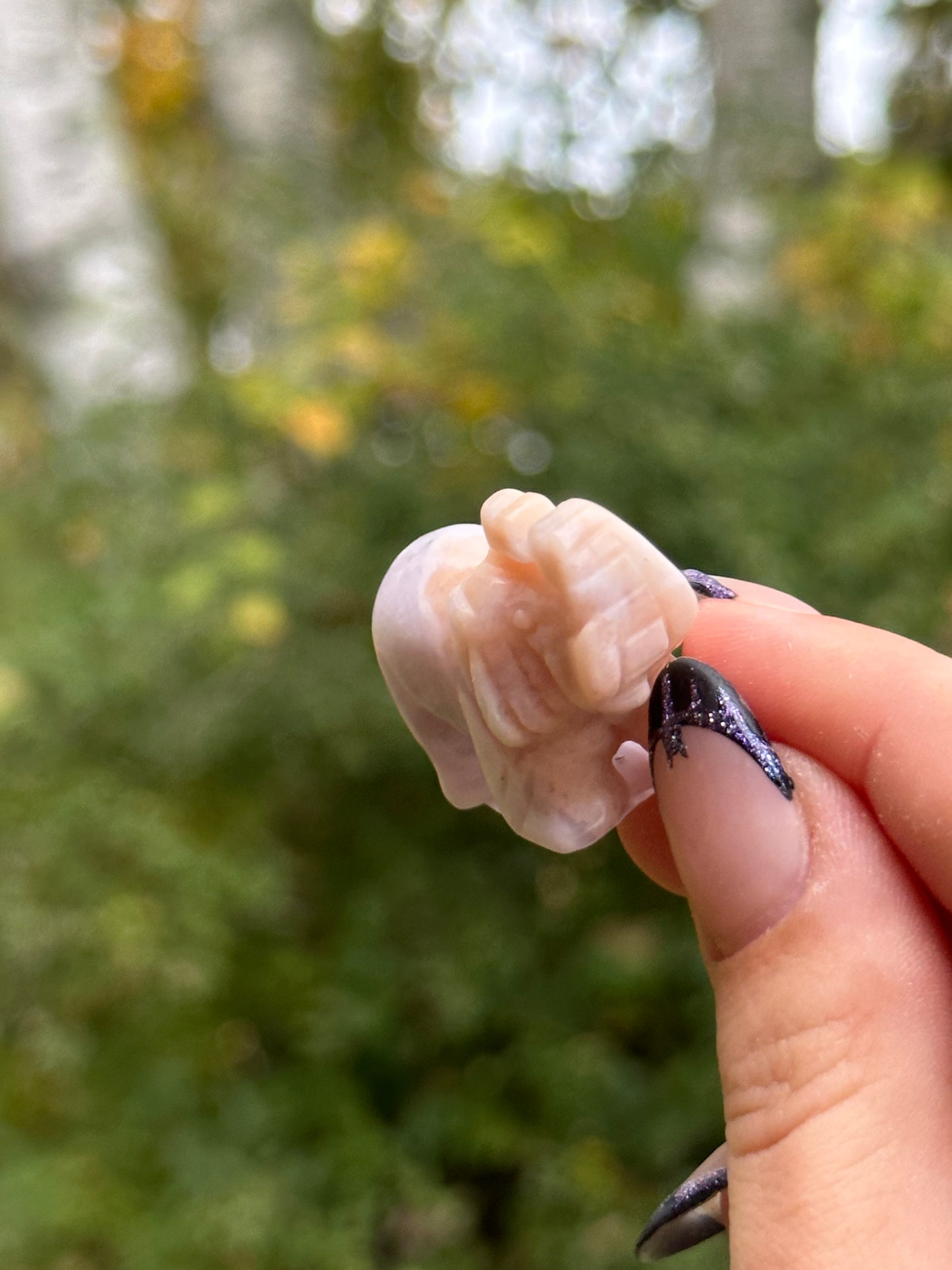 Lepidolite Mini Elephant