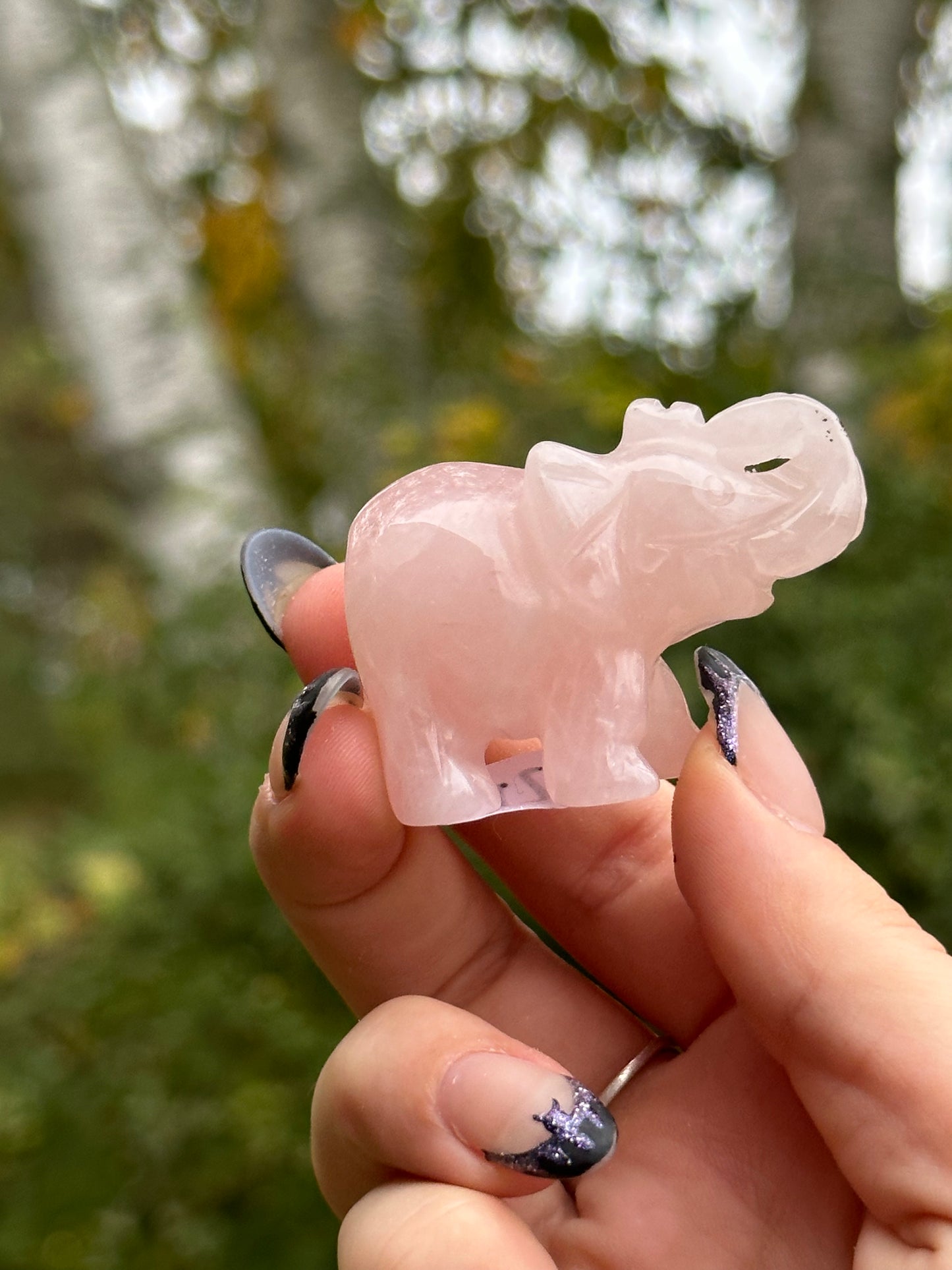 Rose Quart Elephant