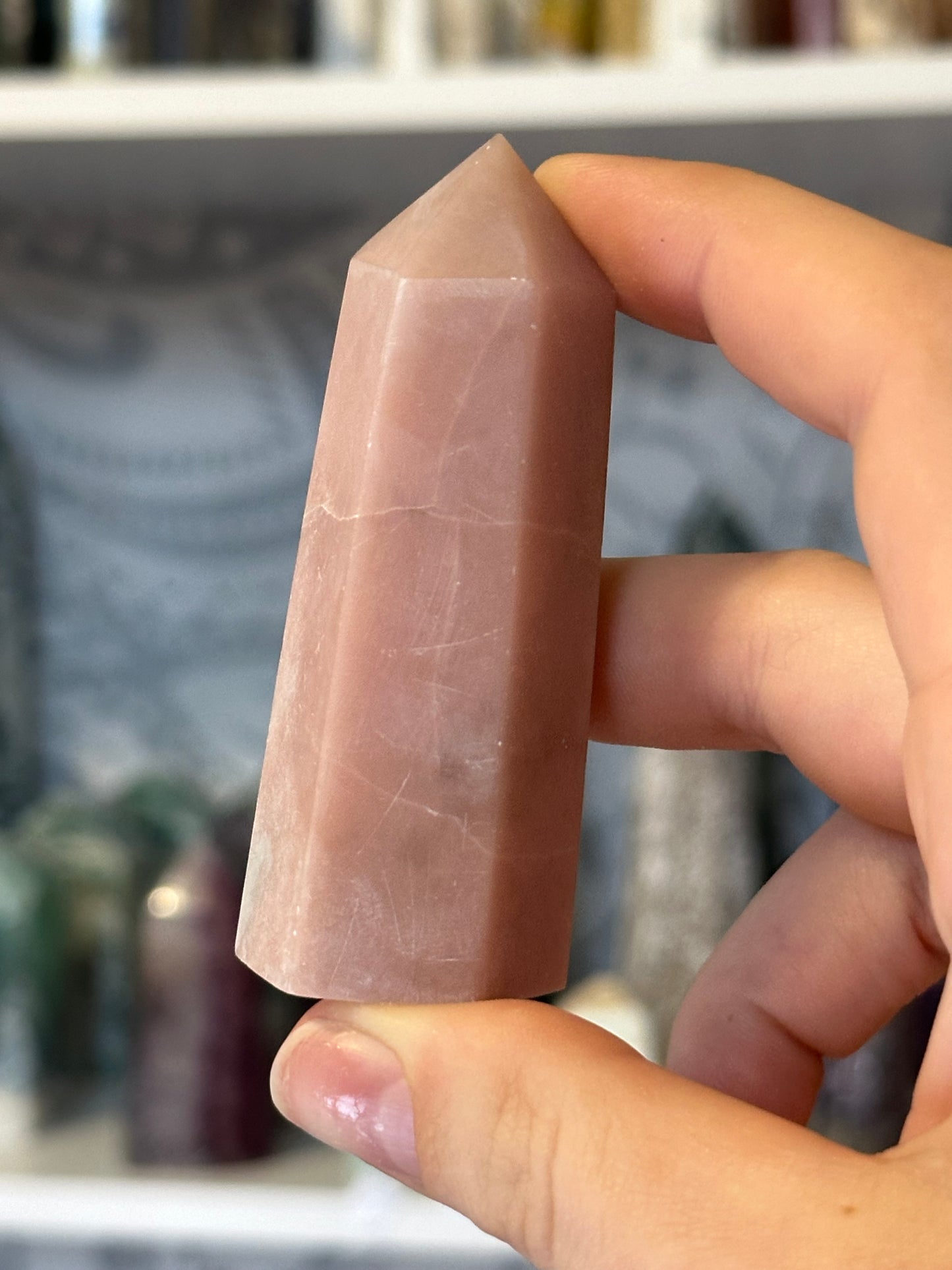 Pink opal tower D