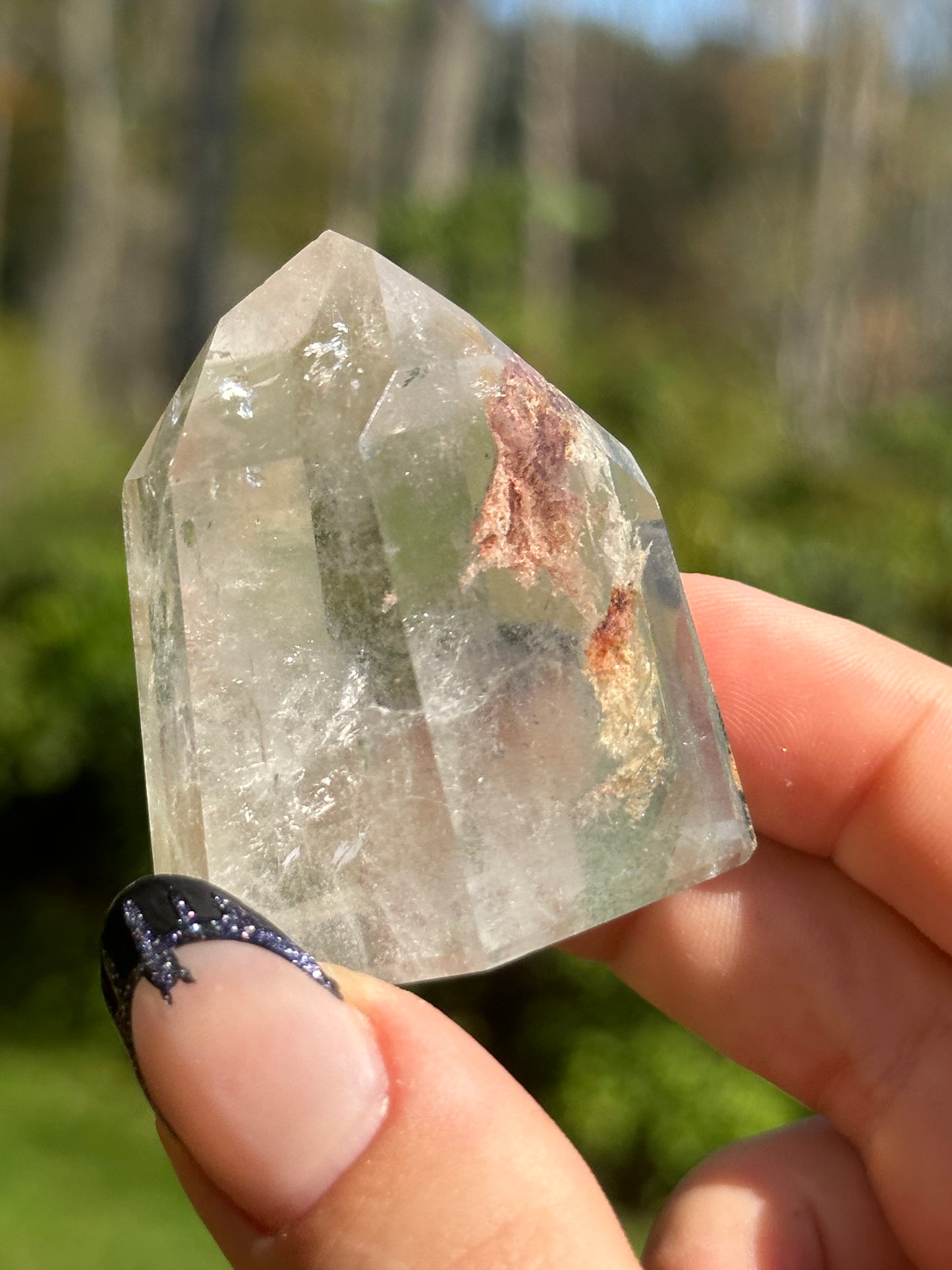 Garden Quartz (Lodalite) Tower